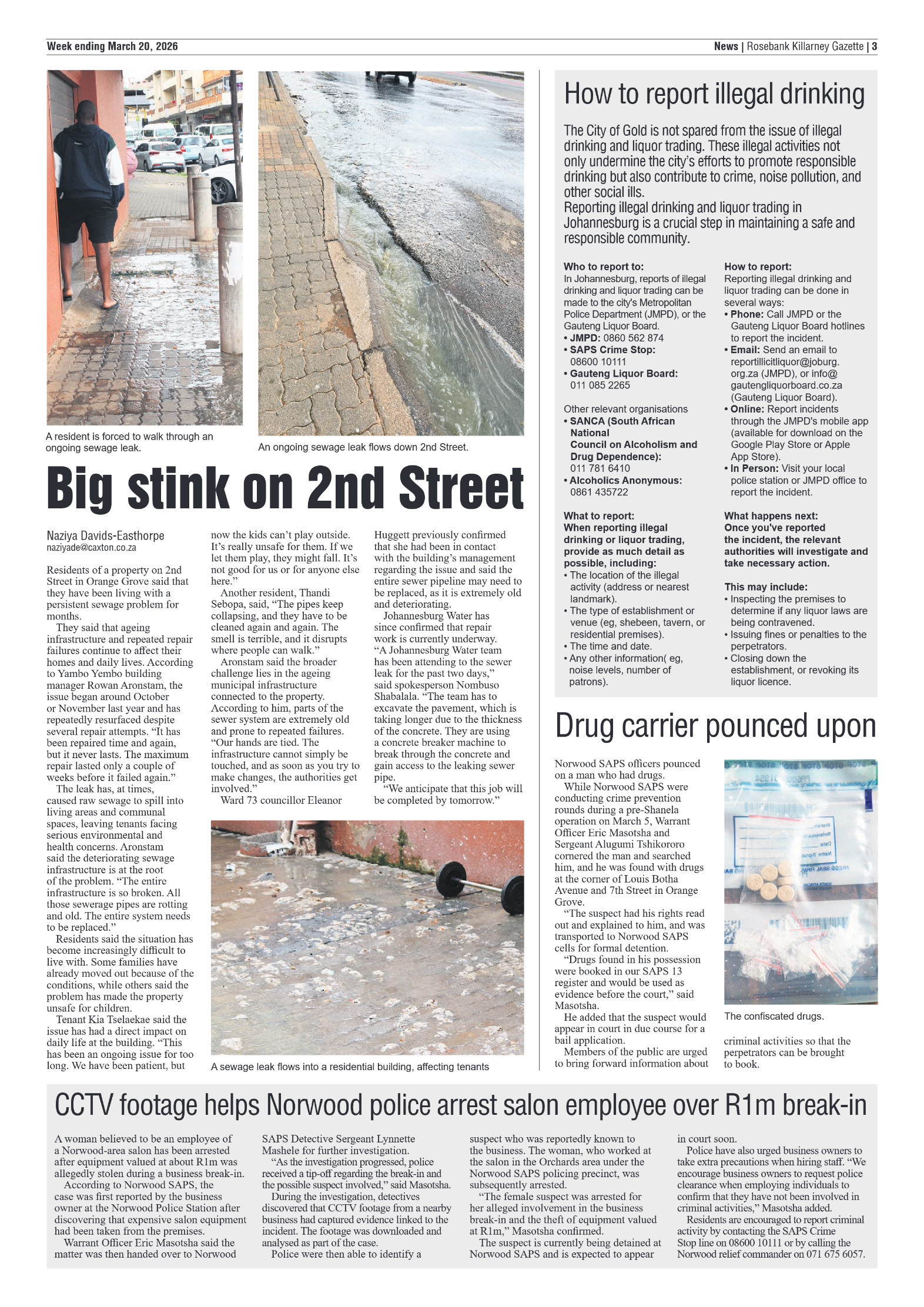 Rosebank Killarney Gazette 20 March 2026 page 3