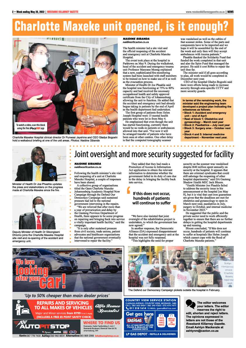 Rosebank Killarney Gazette 20 May 2022 page 2