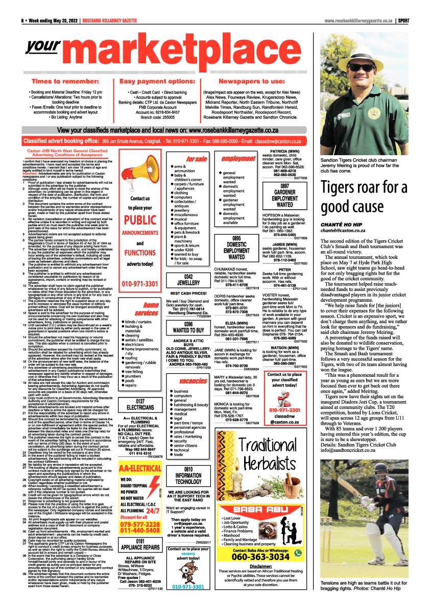 Rosebank Killarney Gazette 20 May 2022 page 6