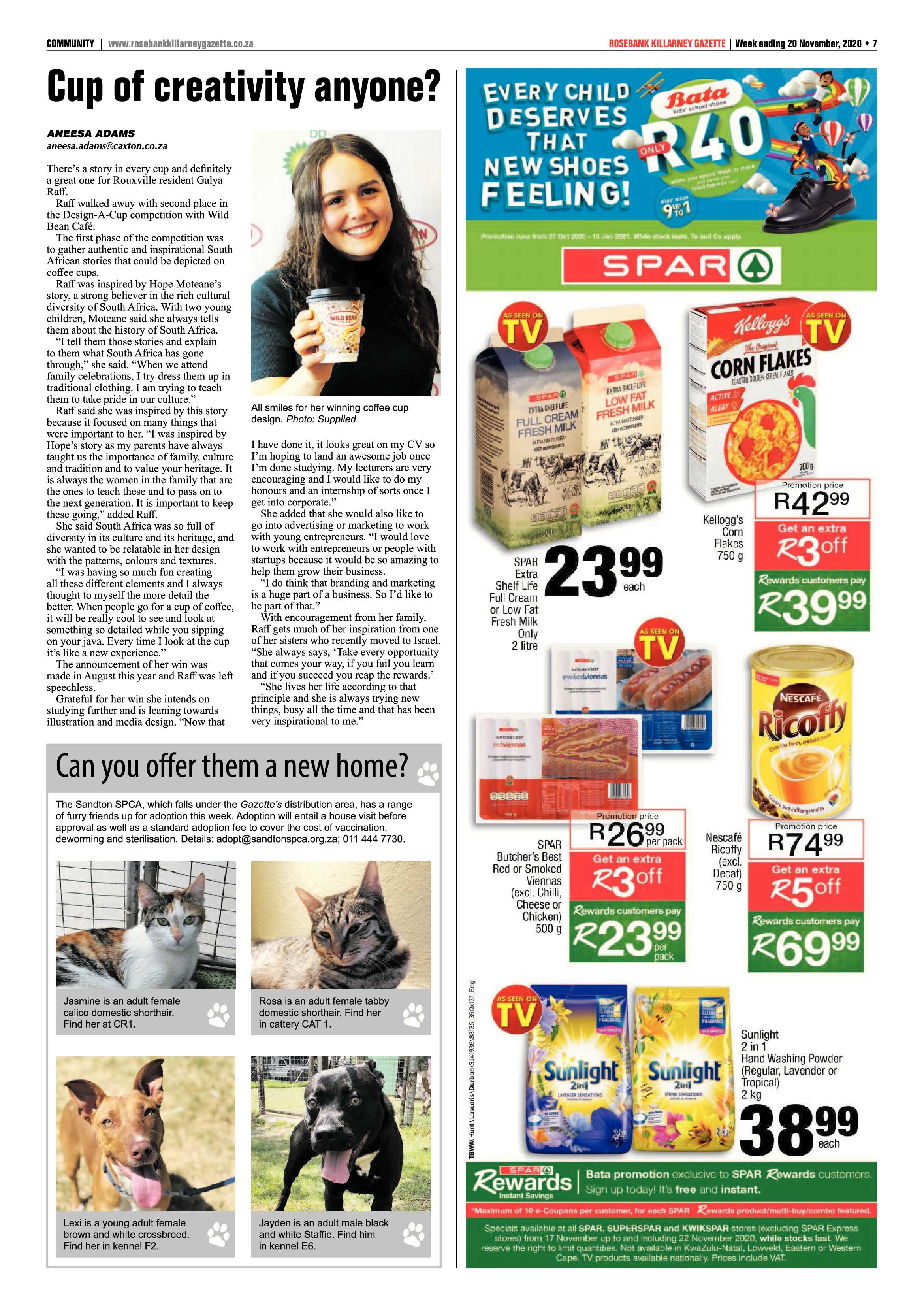 Rosebank Killarney Gazette 20 November 2020 page 7