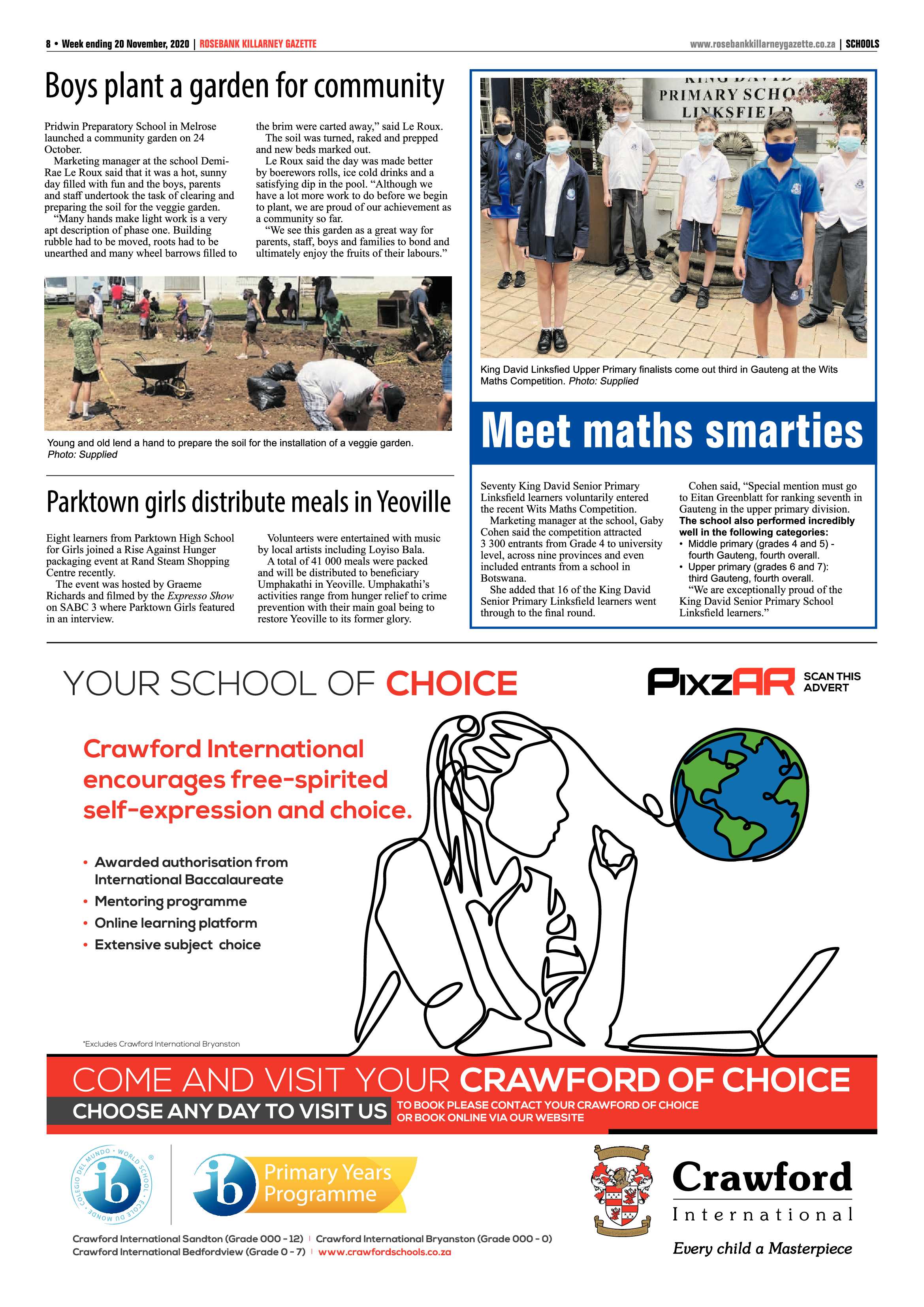 Rosebank Killarney Gazette 20 November 2020 page 8