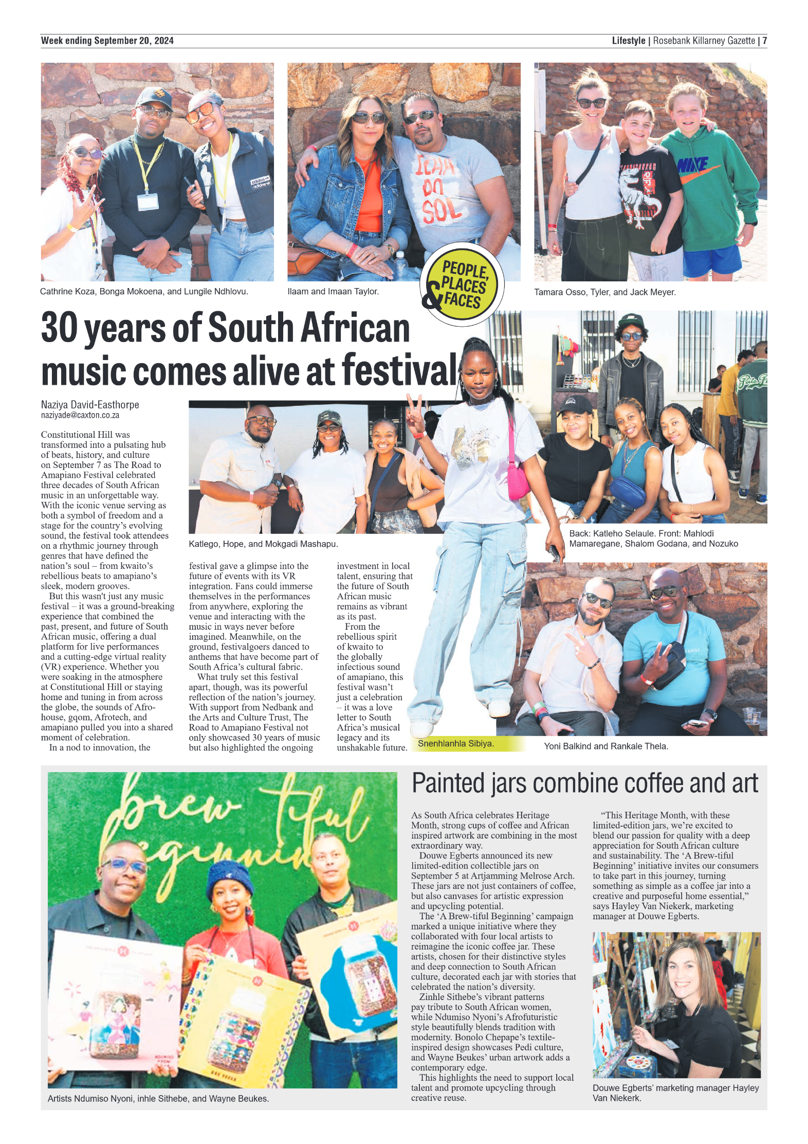 Rosebank Killarney Gazette 20 September 2024 page 7