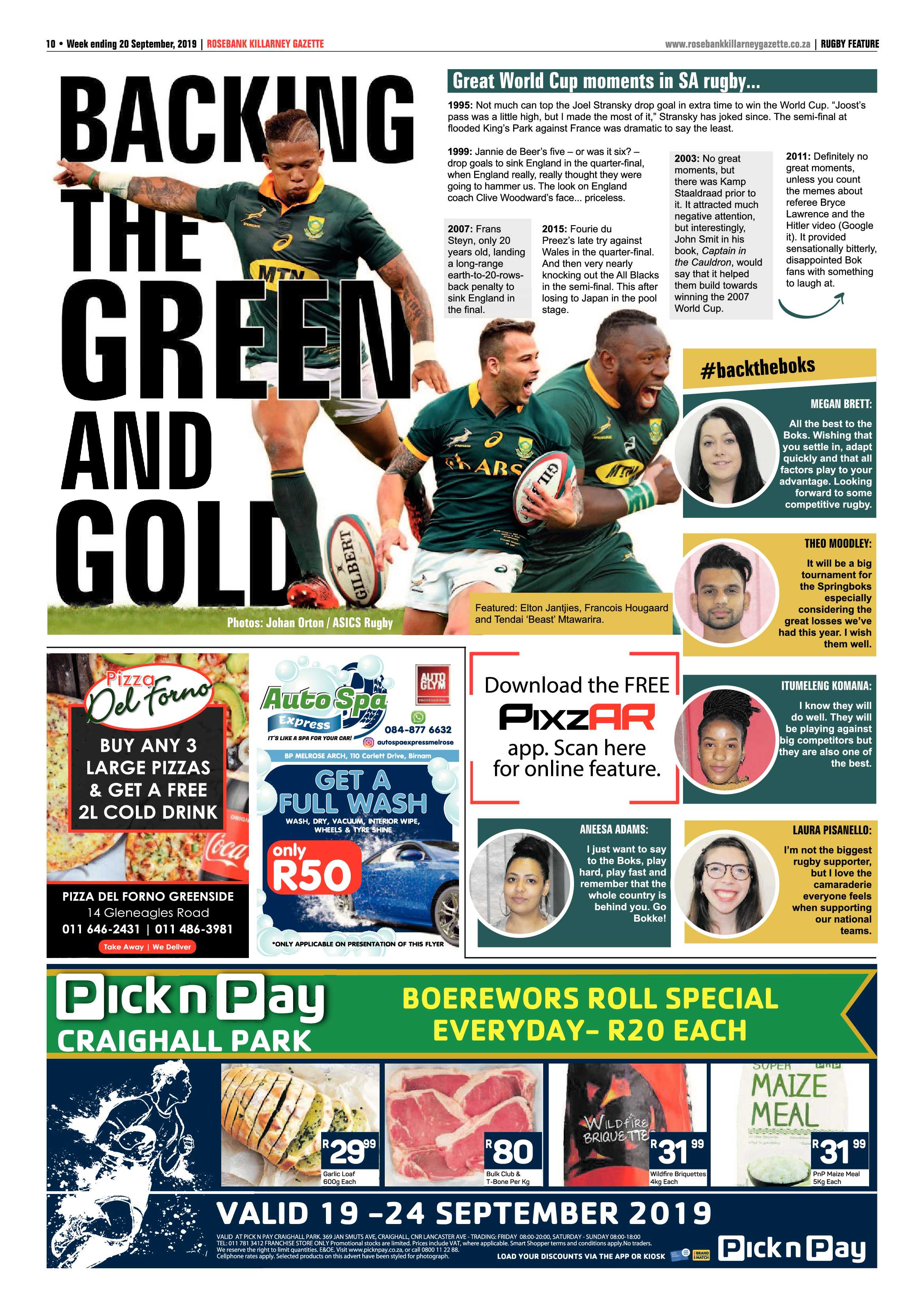 Rosebank Killarney Gazette 20 September, 2019 page 10