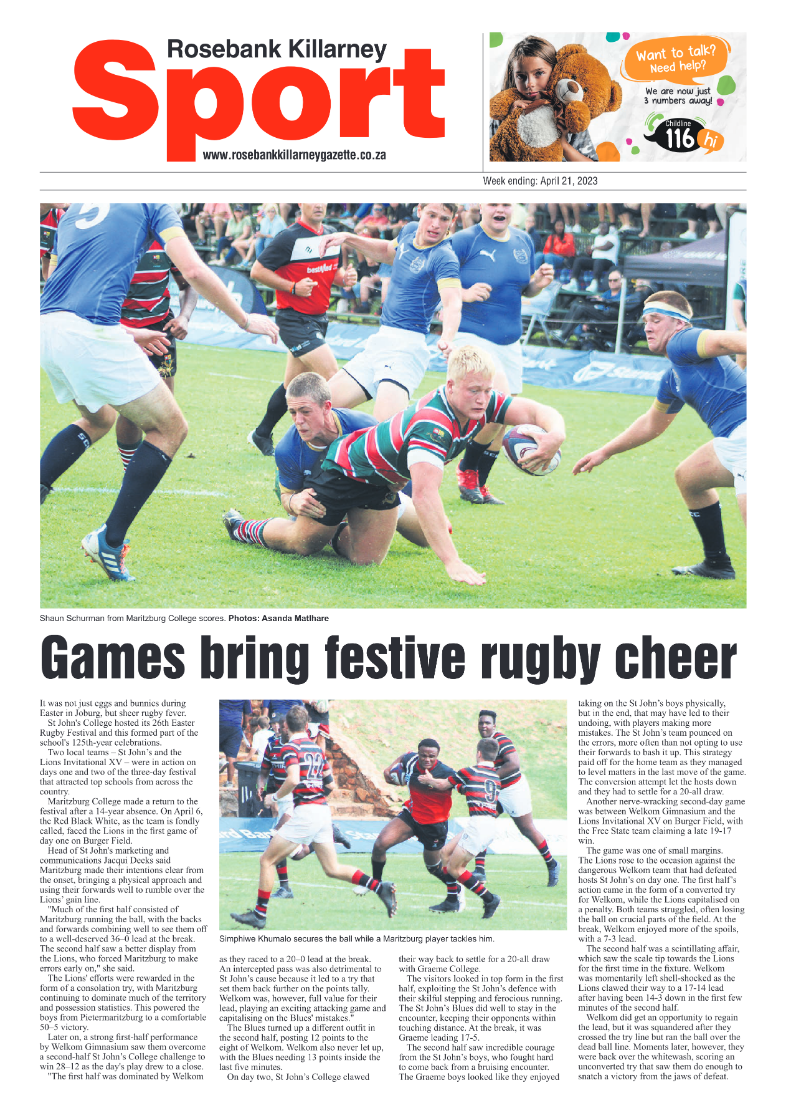 Rosebank Killarney Gazette 21 April 2023 page 12