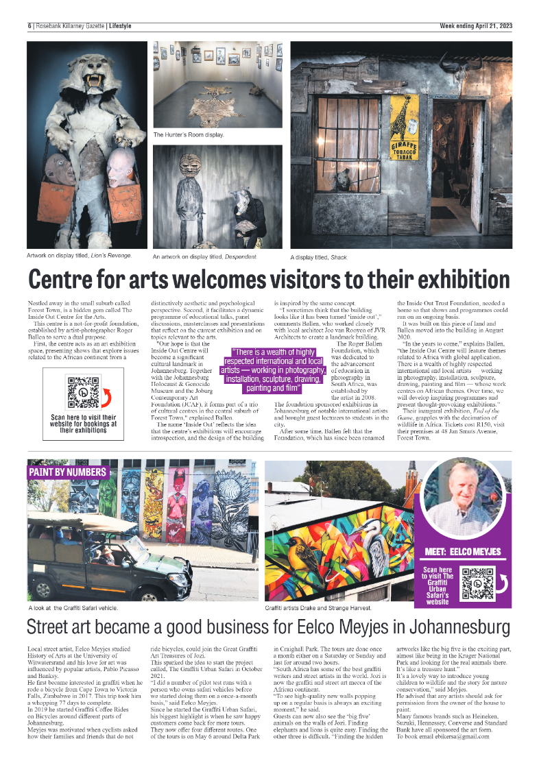 Rosebank Killarney Gazette 21 April 2023 page 6