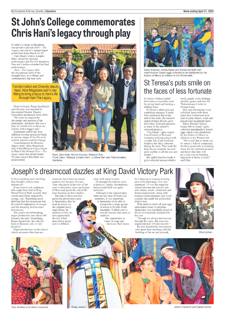 Rosebank Killarney Gazette 21 April 2023 page 8