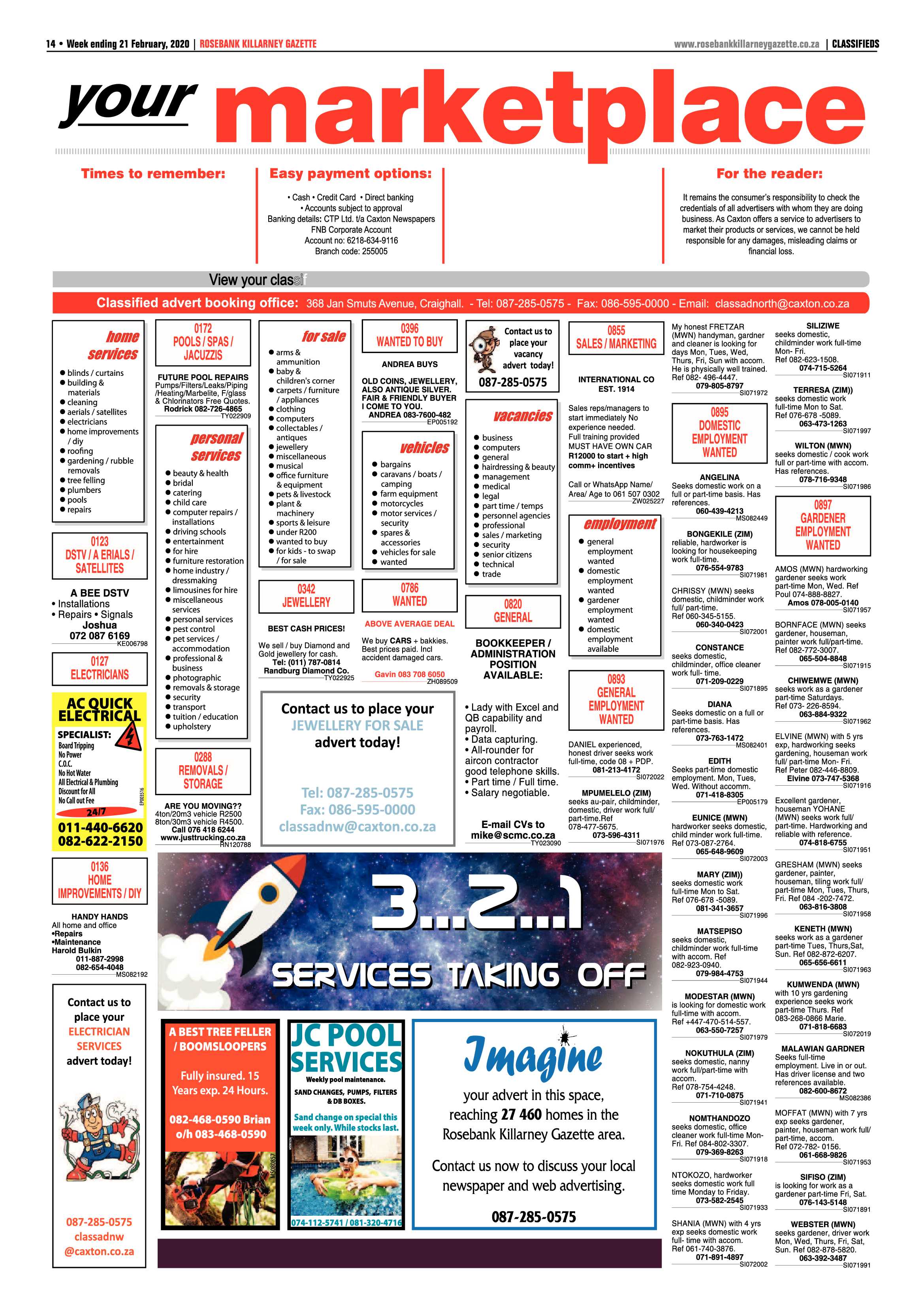Rosebank Killarney Gazette 21 February 2020 page 14