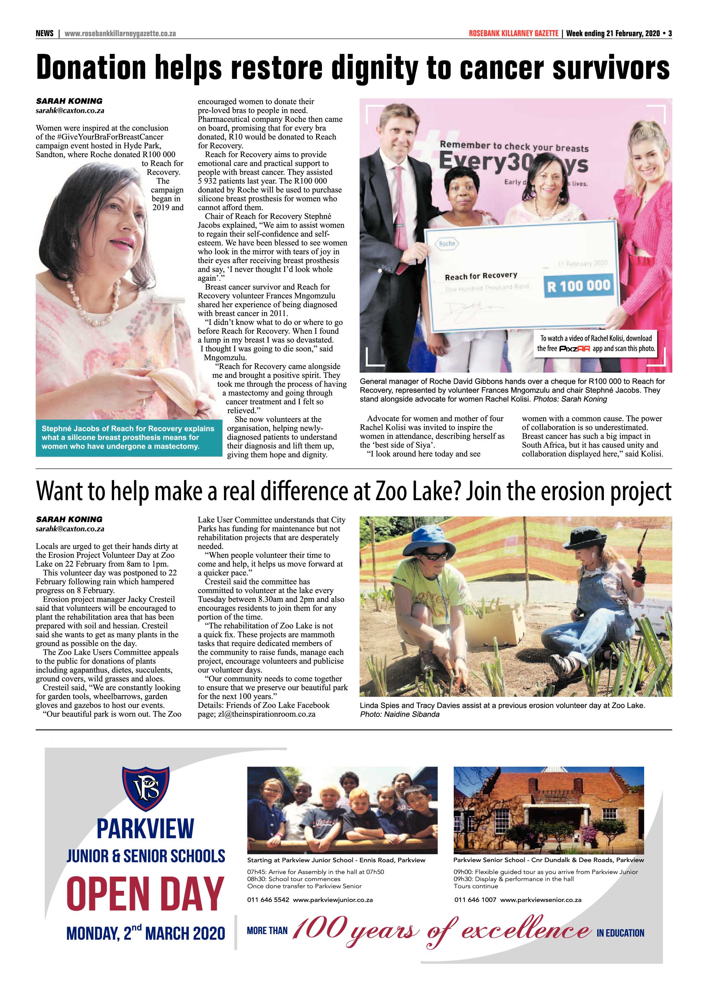 Rosebank Killarney Gazette 21 February 2020 page 3