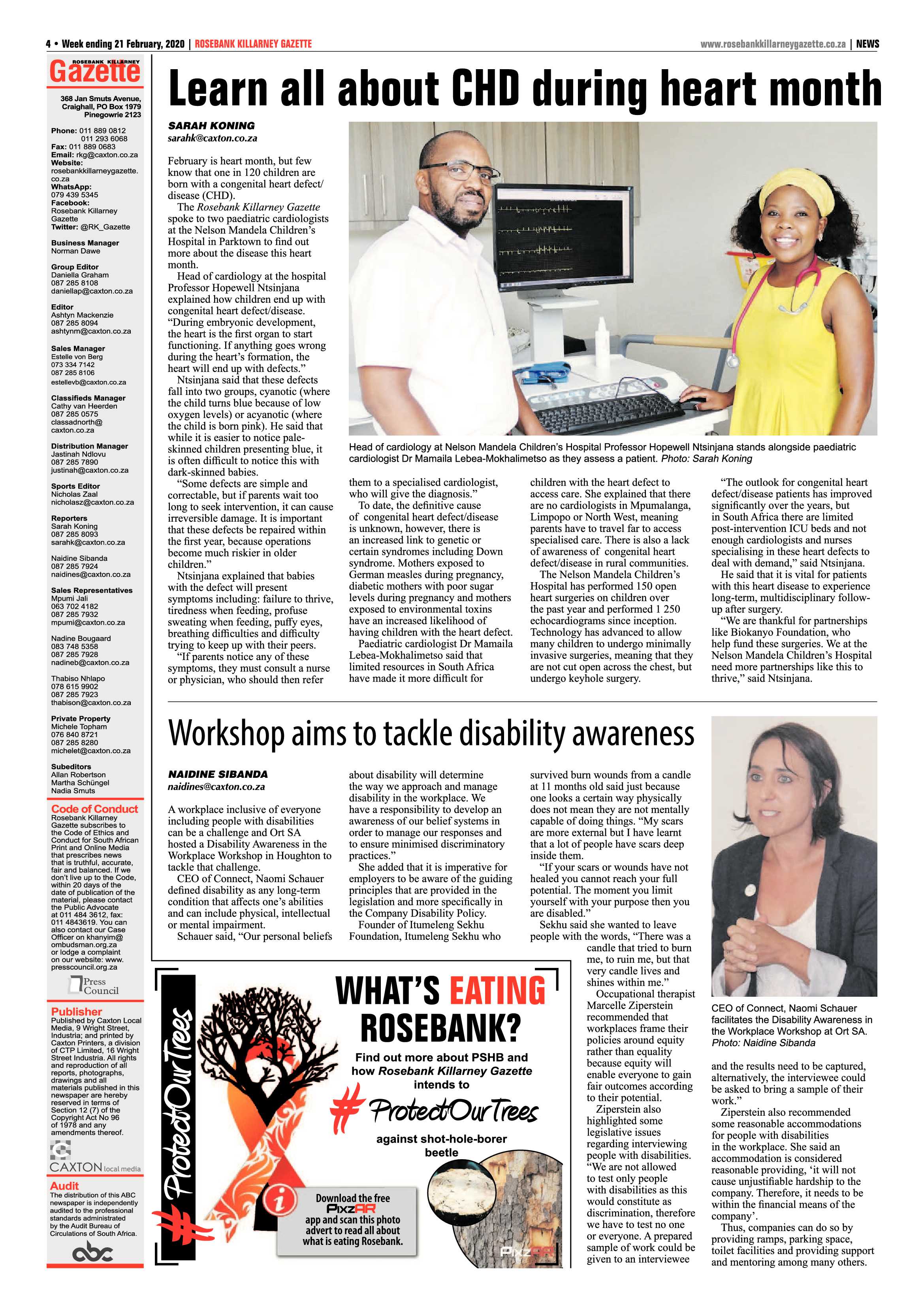 Rosebank Killarney Gazette 21 February 2020 page 4
