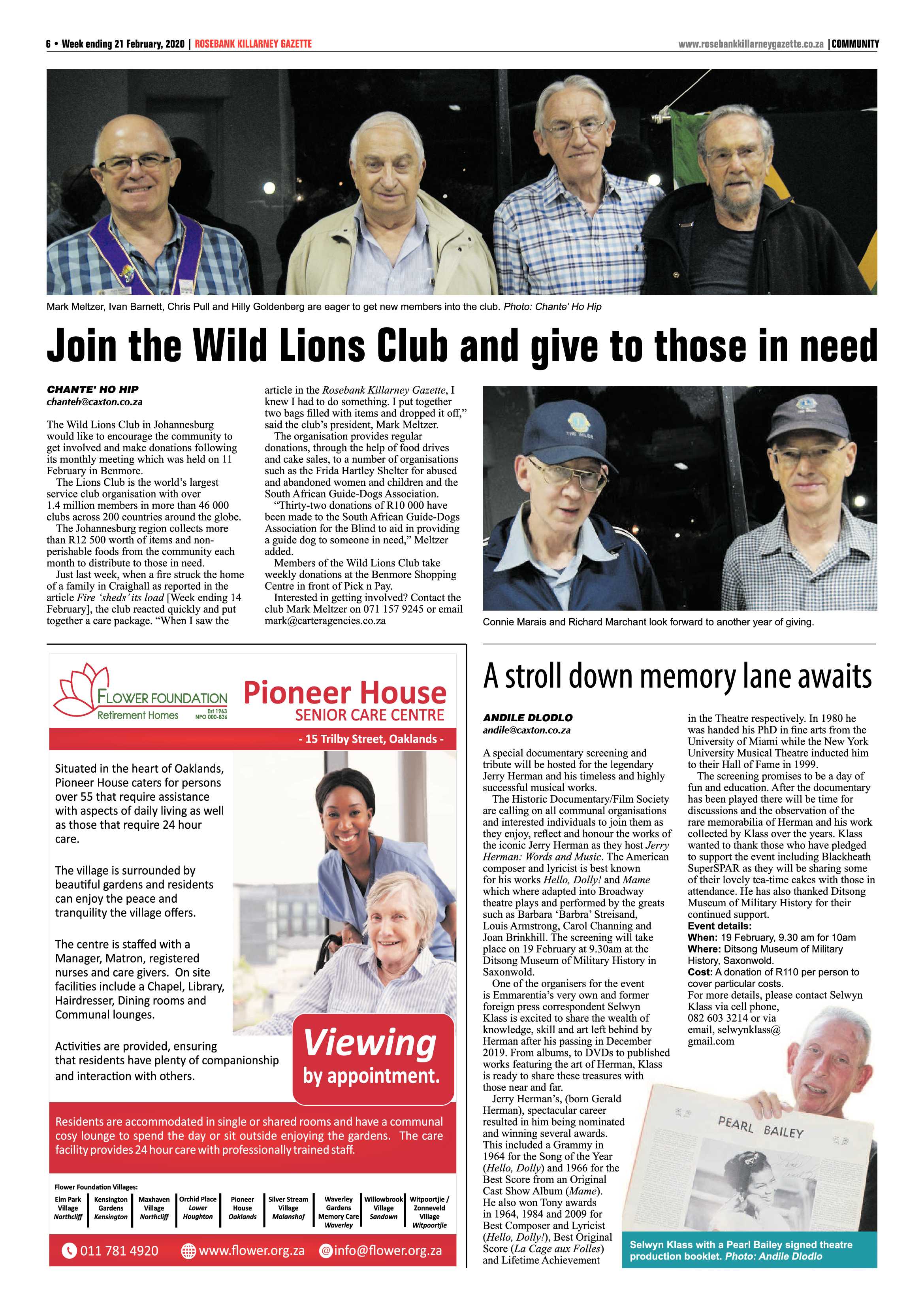 Rosebank Killarney Gazette 21 February 2020 page 6