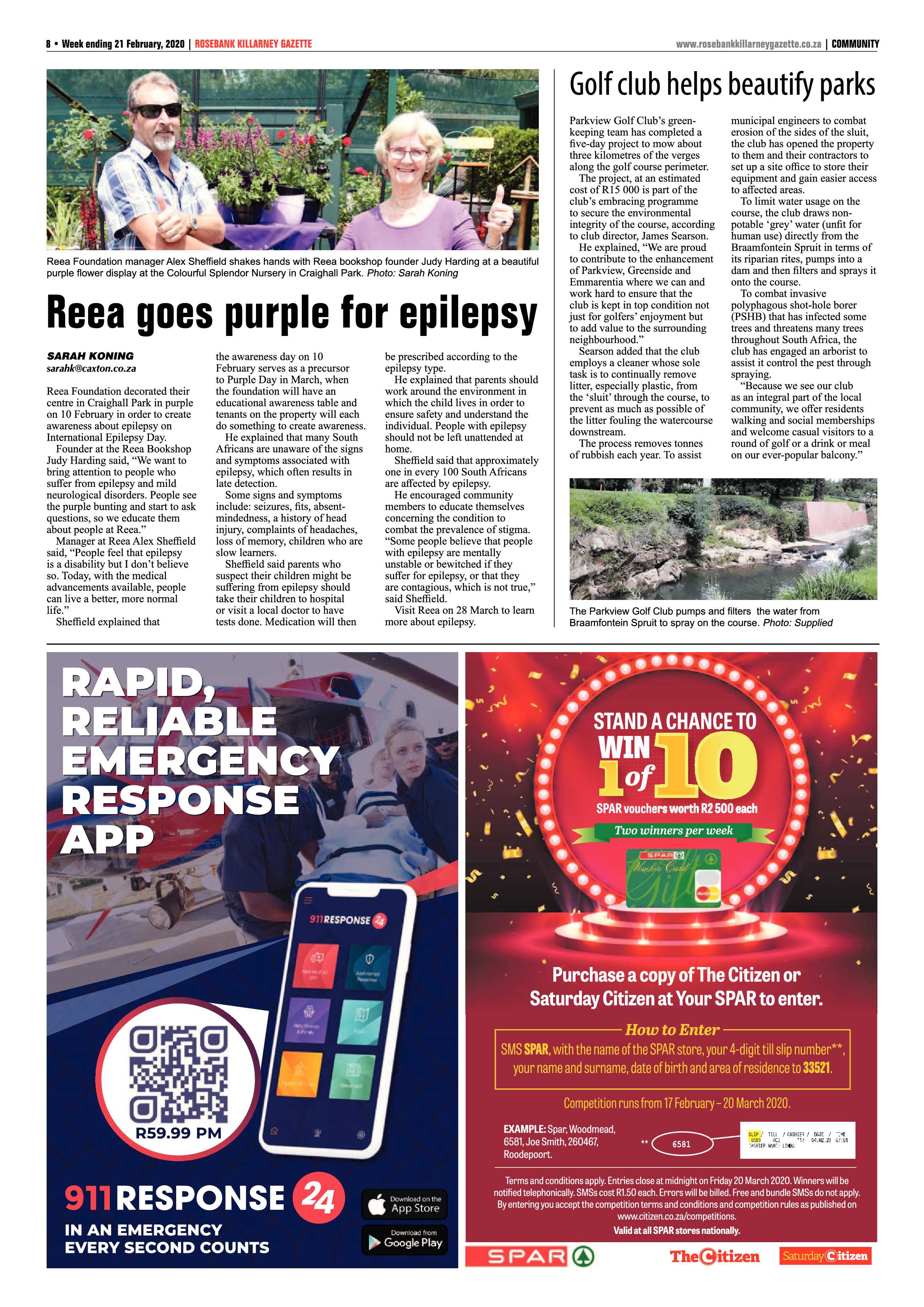 Rosebank Killarney Gazette 21 February 2020 page 8
