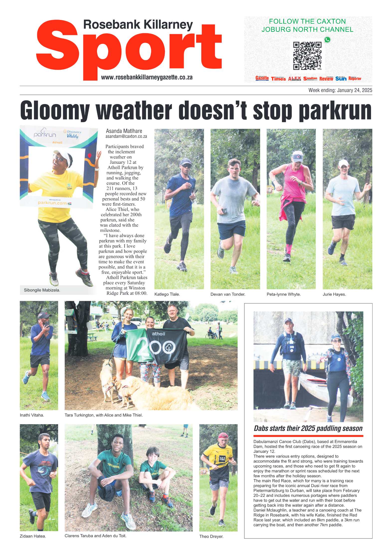 Rosebank Killarney Gazette 24 January 2025 page 12
