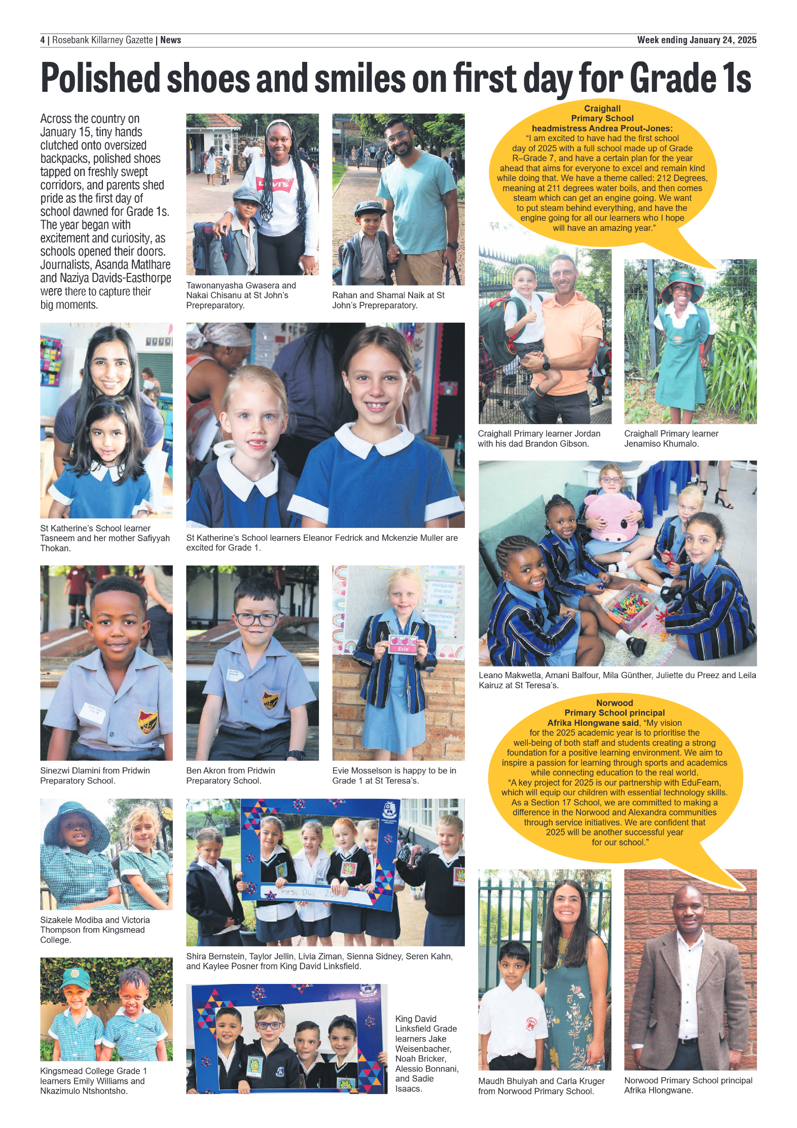 Rosebank Killarney Gazette 24 January 2025 page 4