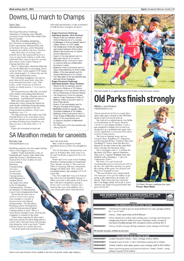 Rosebank Killarney Gazette 21 July 2023 page 11