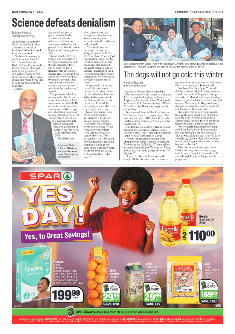 Rosebank Killarney Gazette 21 July 2023 page 5