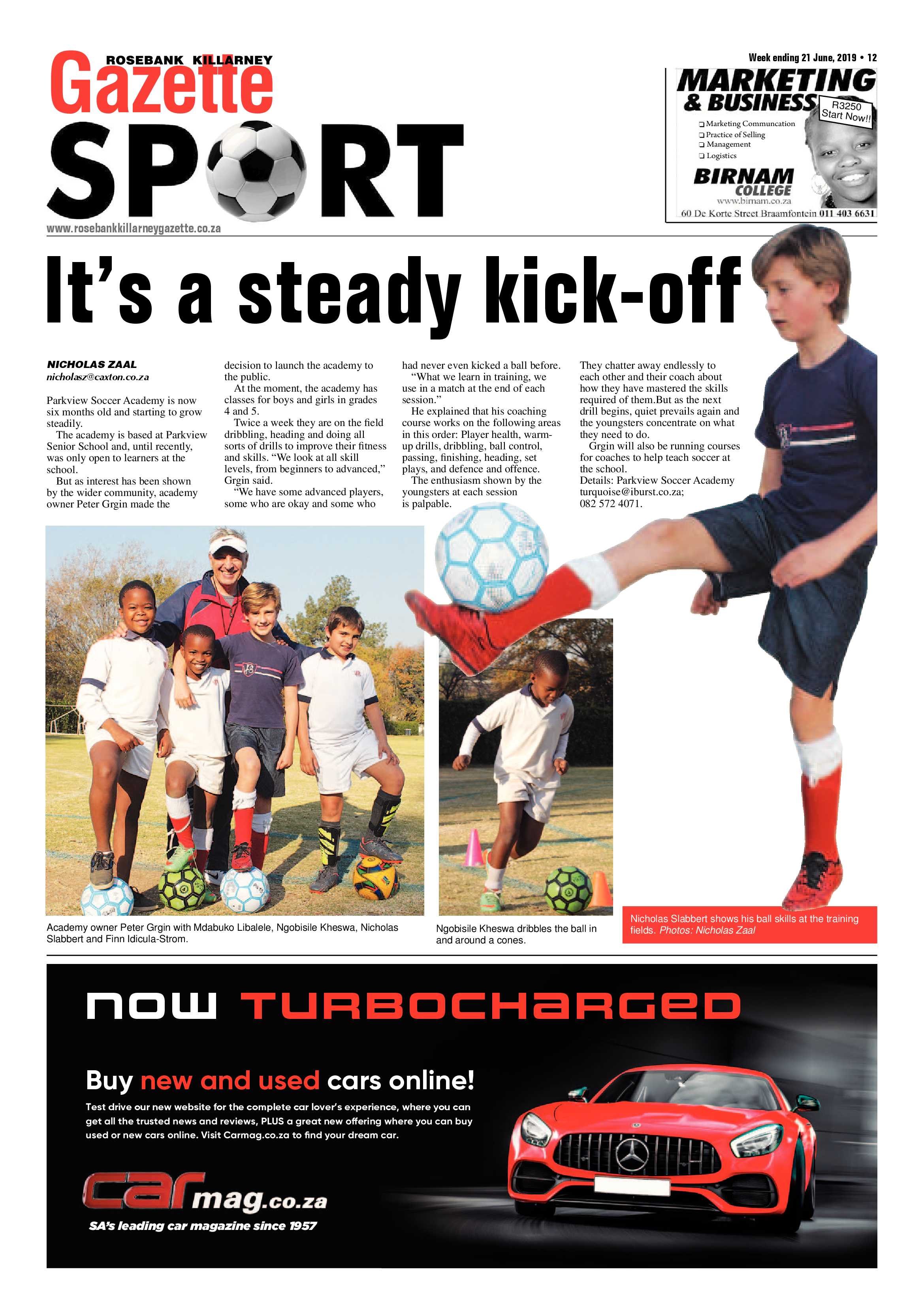 Rosebank Killarney Gazette 21 June, 2019 page 12