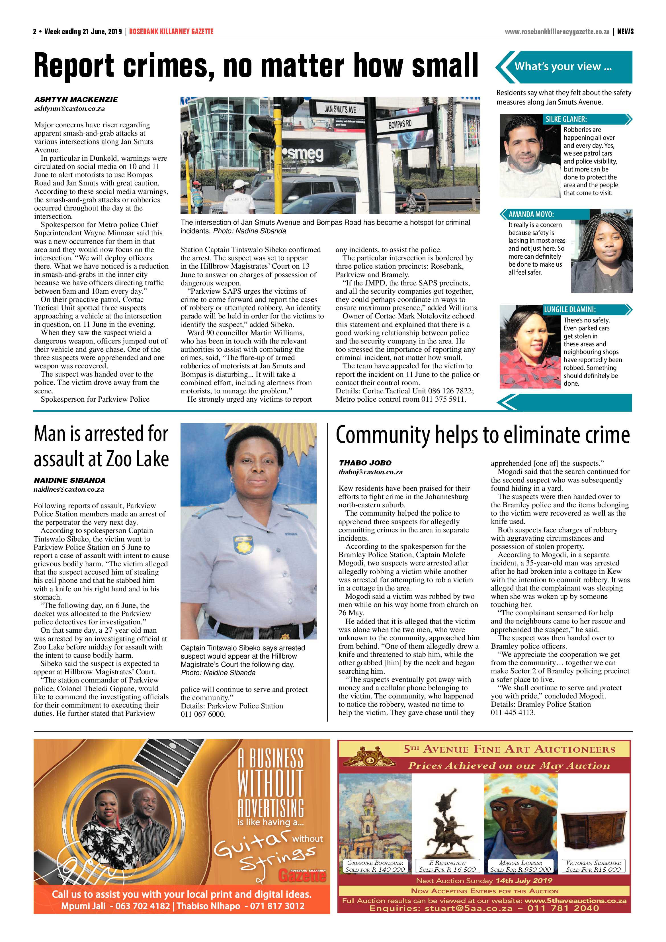 Rosebank Killarney Gazette 21 June, 2019 page 2