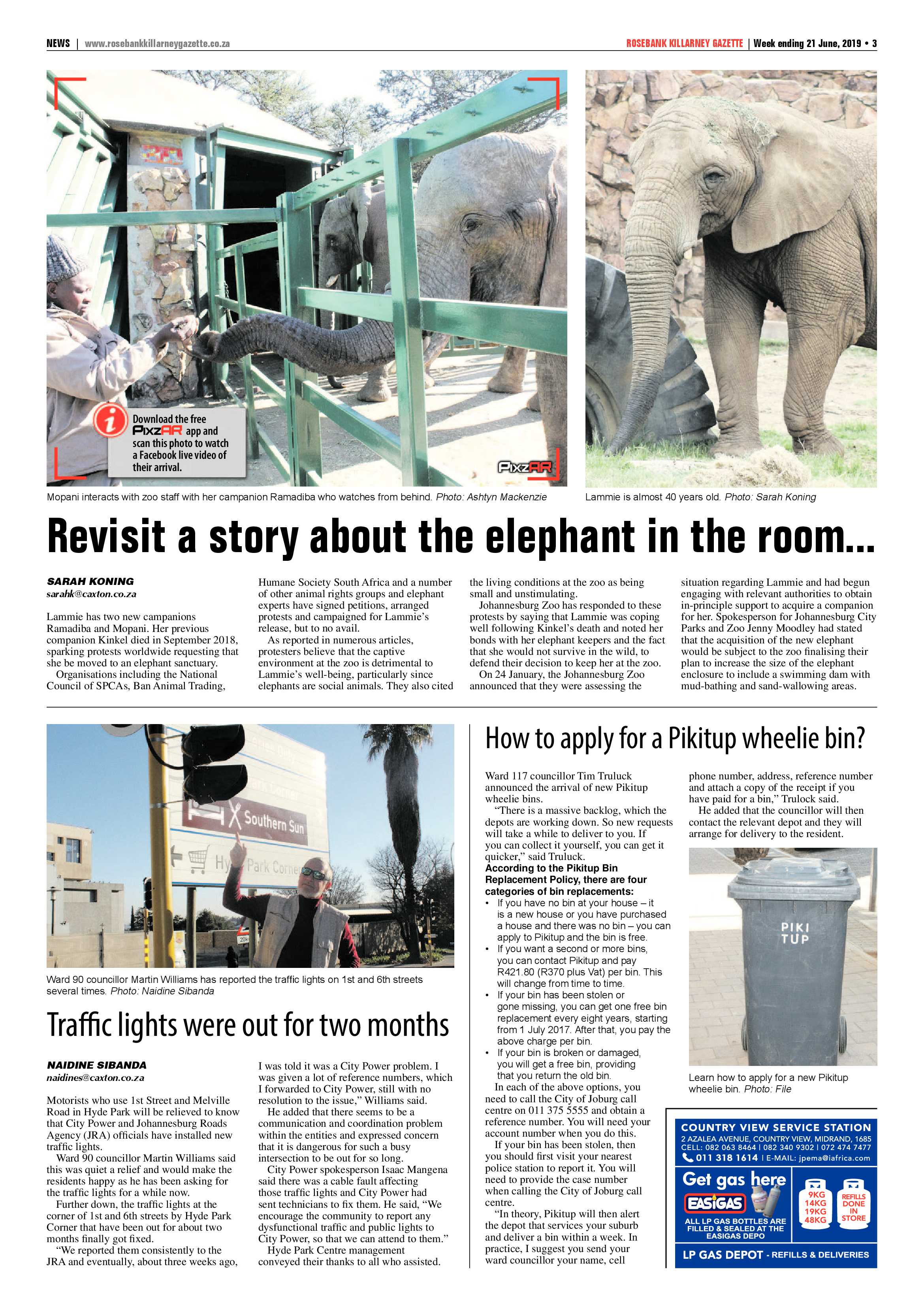 Rosebank Killarney Gazette 21 June, 2019 page 3