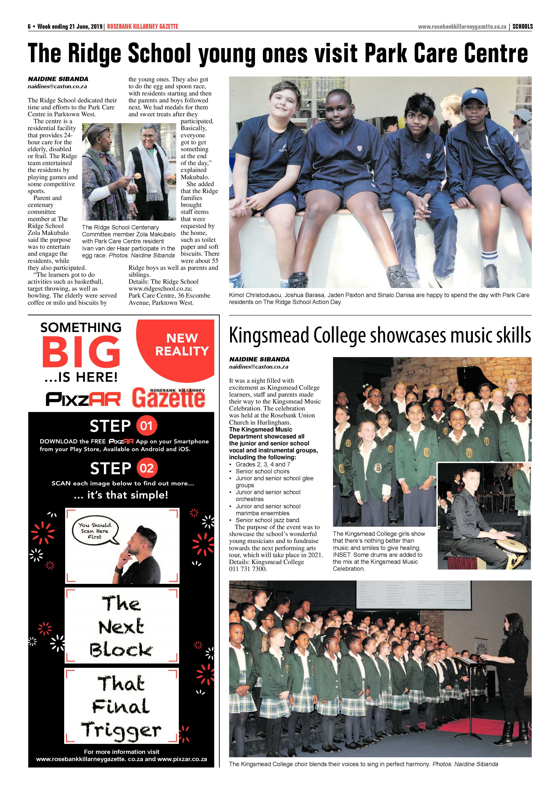 Rosebank Killarney Gazette 21 June, 2019 page 6