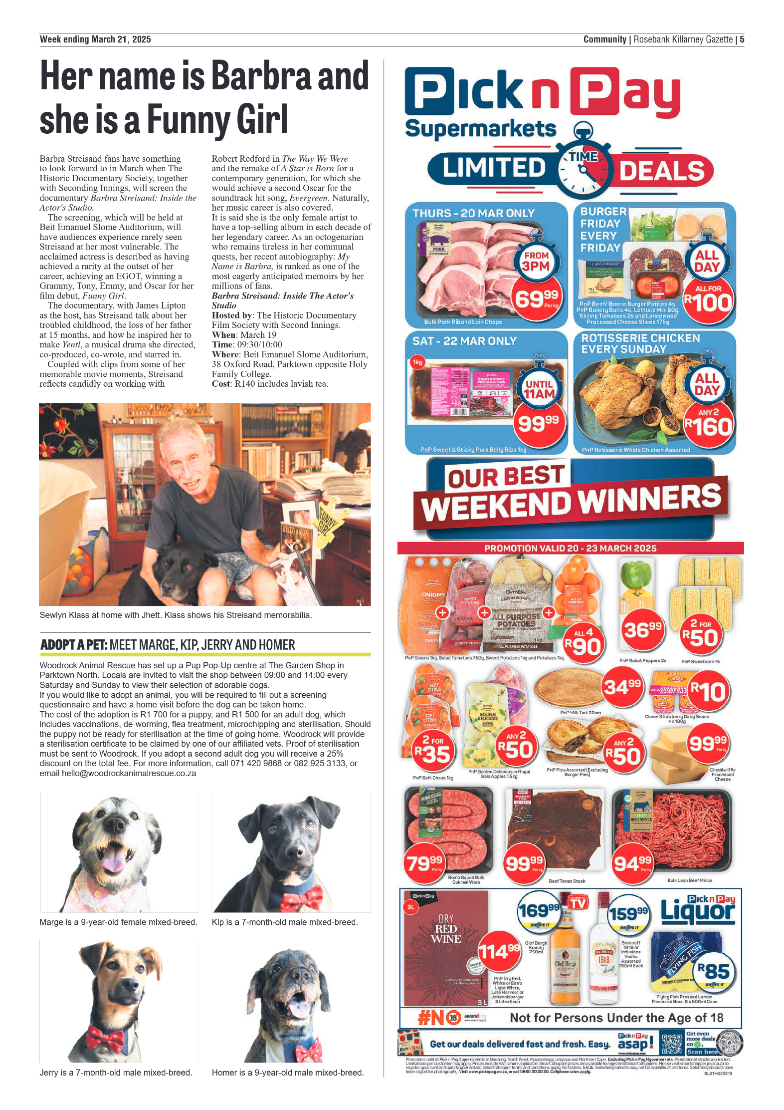 Rosebank Killarney Gazette 21 March 2025 page 5