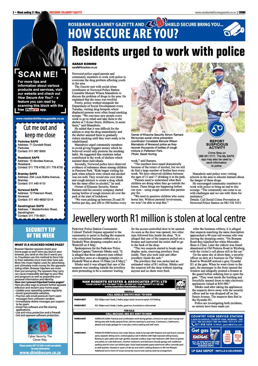 Rosebank Killarney Gazette 21 May 2021 page 2