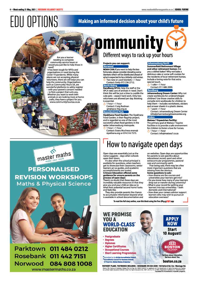 Rosebank Killarney Gazette 21 May 2021 page 4