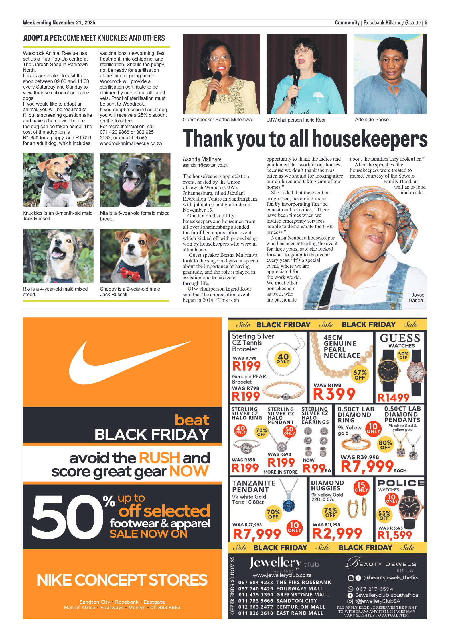 Rosebank Killarney Gazette 21 November 2025 page 5