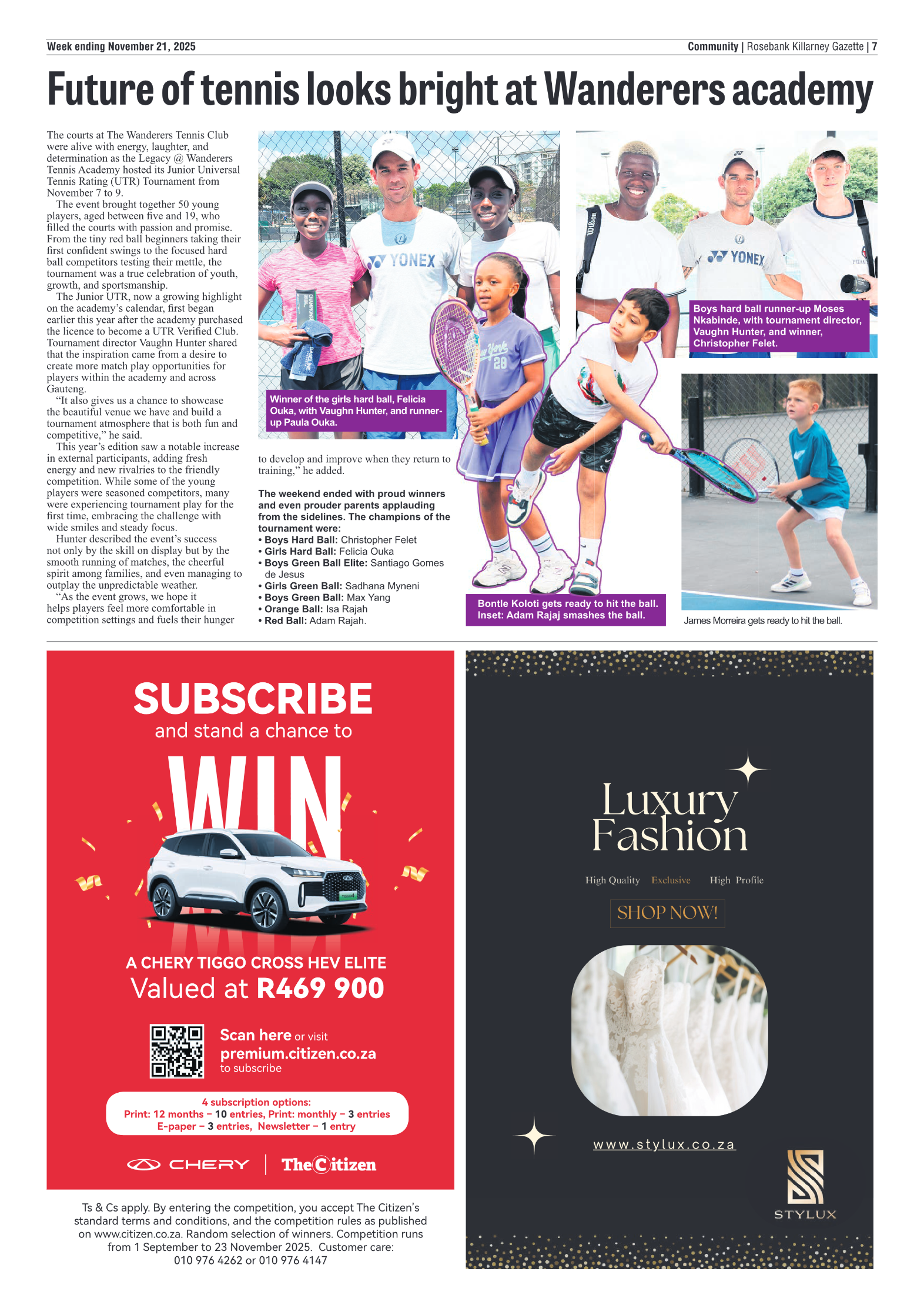 Rosebank Killarney Gazette 21 November 2025 page 7