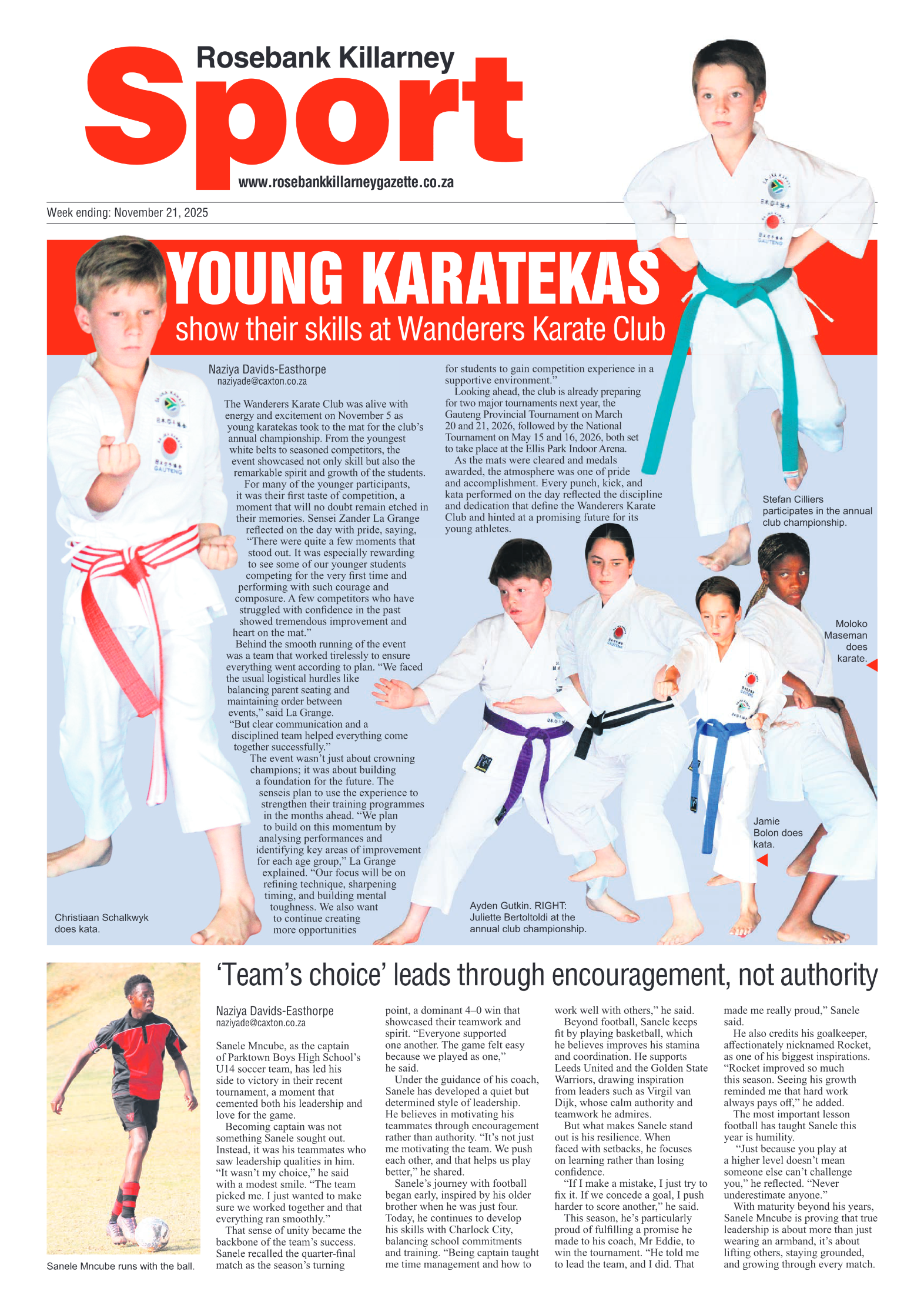 Rosebank Killarney Gazette 21 November 2025 page 8