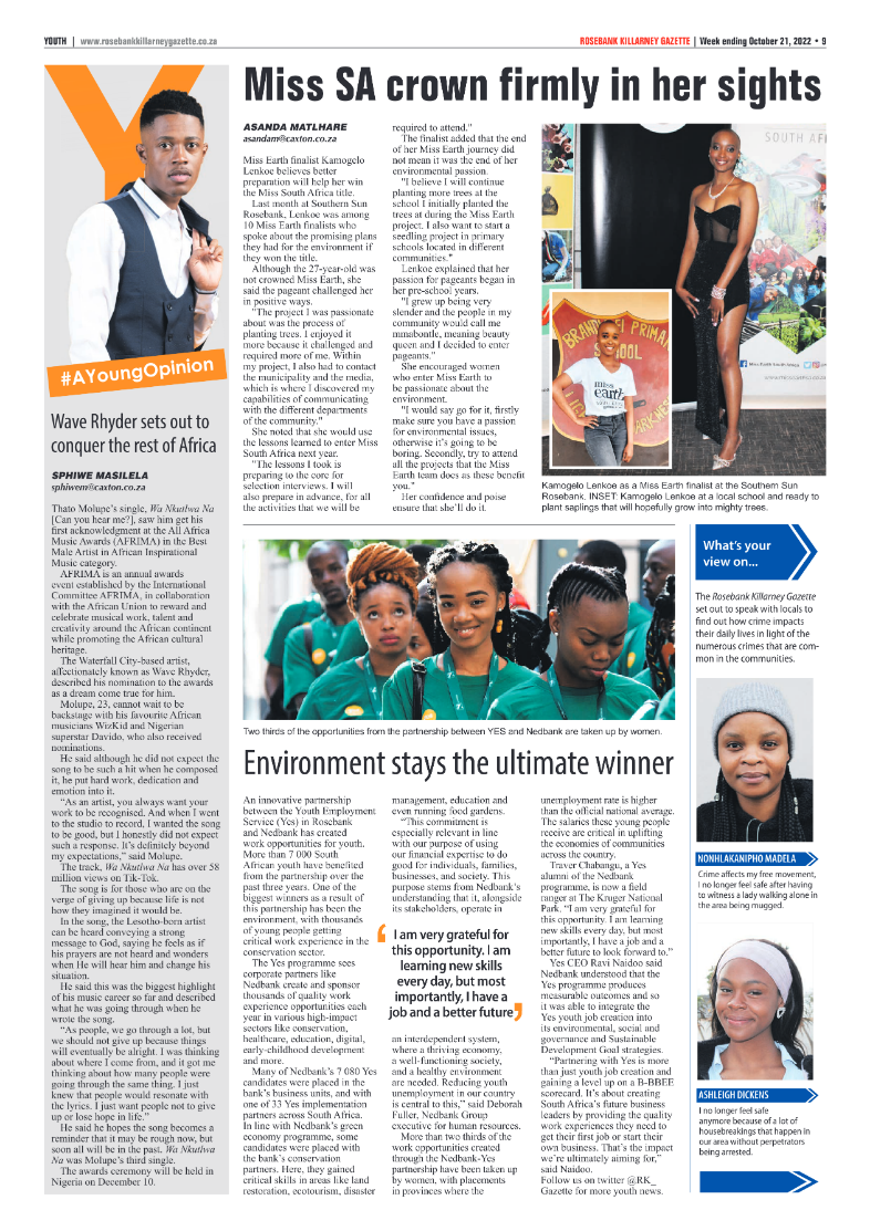 Rosebank Killarney Gazette 21 October 2022 page 9