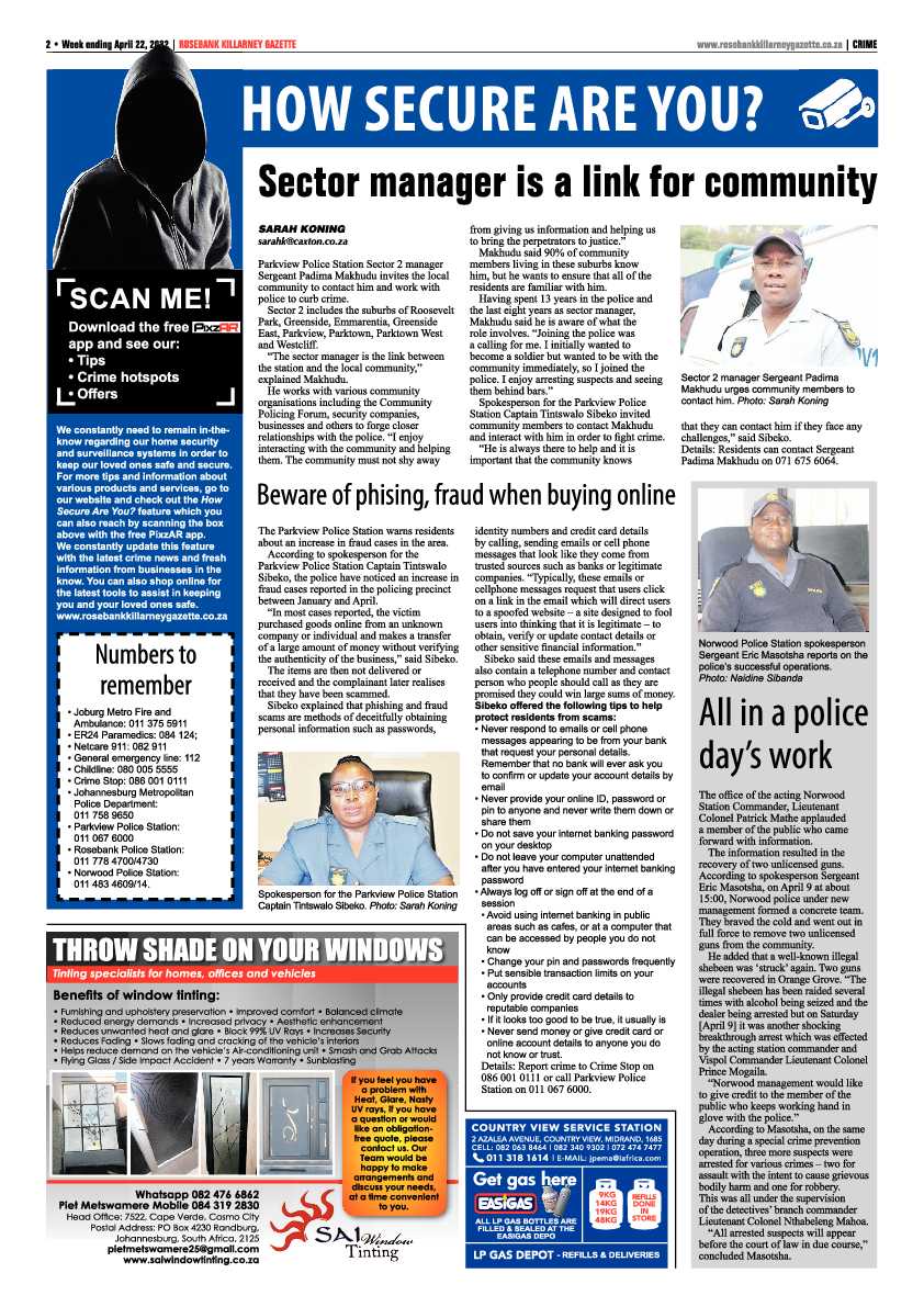 Rosebank Killarney Gazette 22 April 2022 page 2