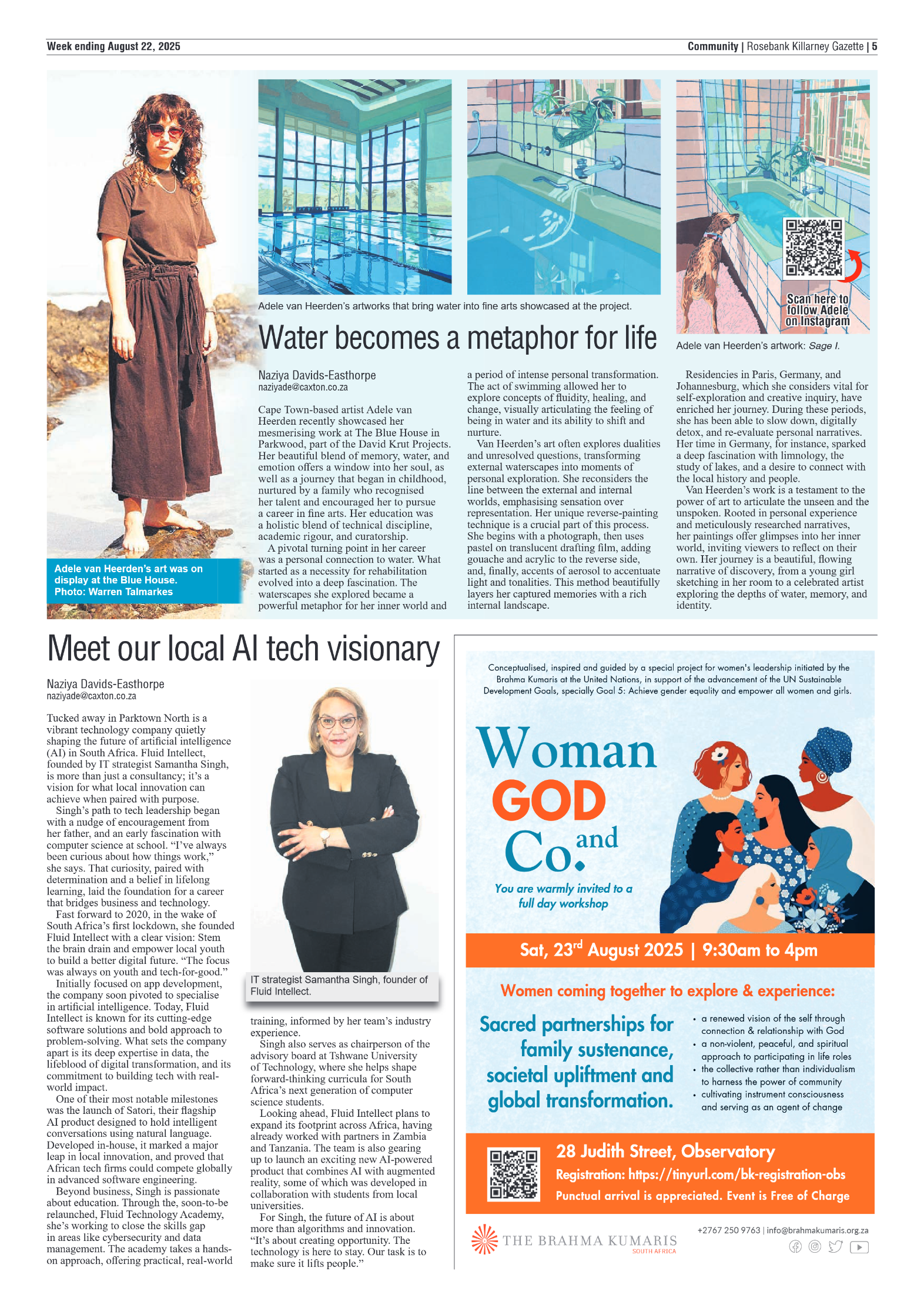 Rosebank Killarney Gazette 22 August 2025 page 5