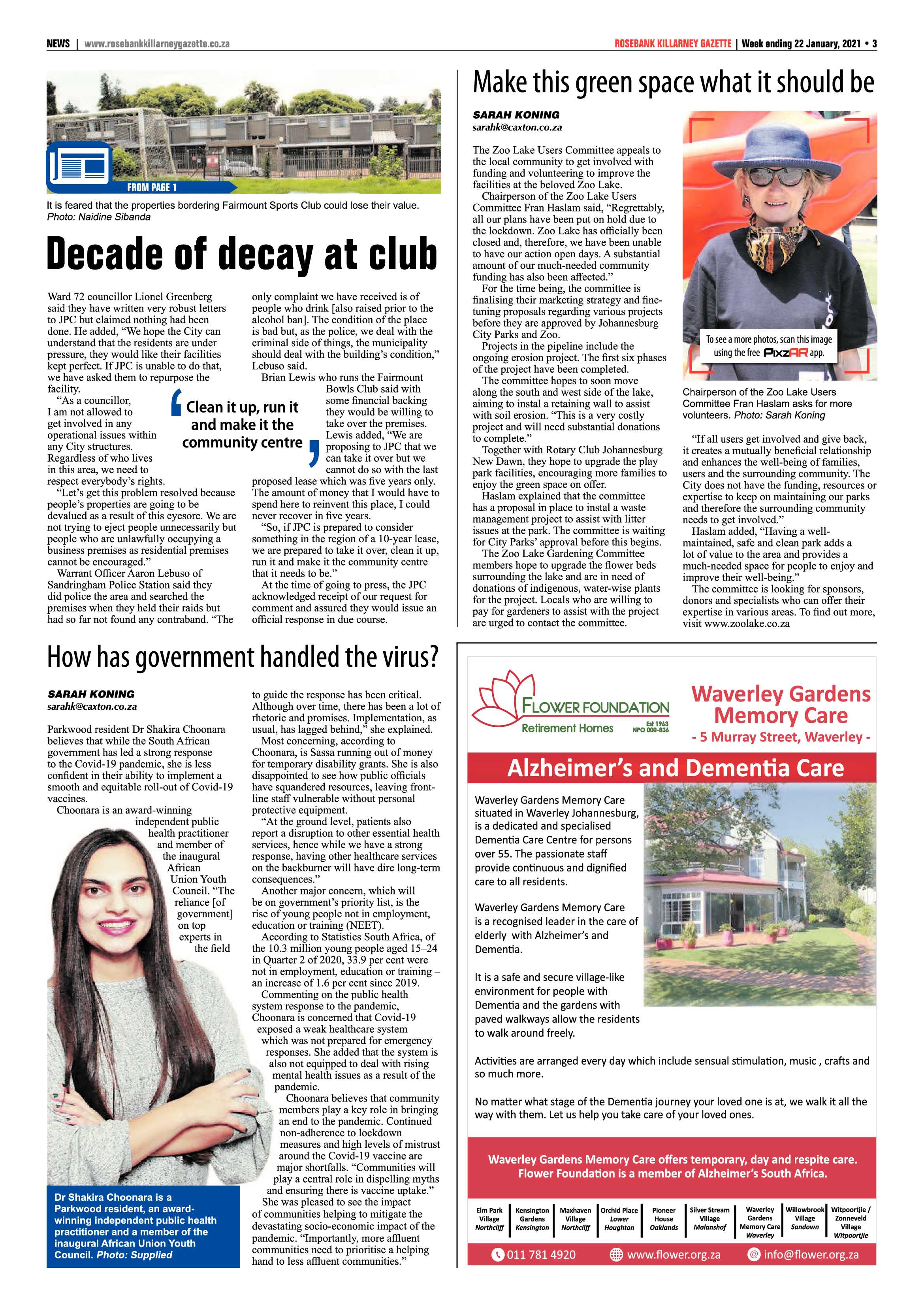 Rosebank Killarney Gazette 22 January 2020 page 3