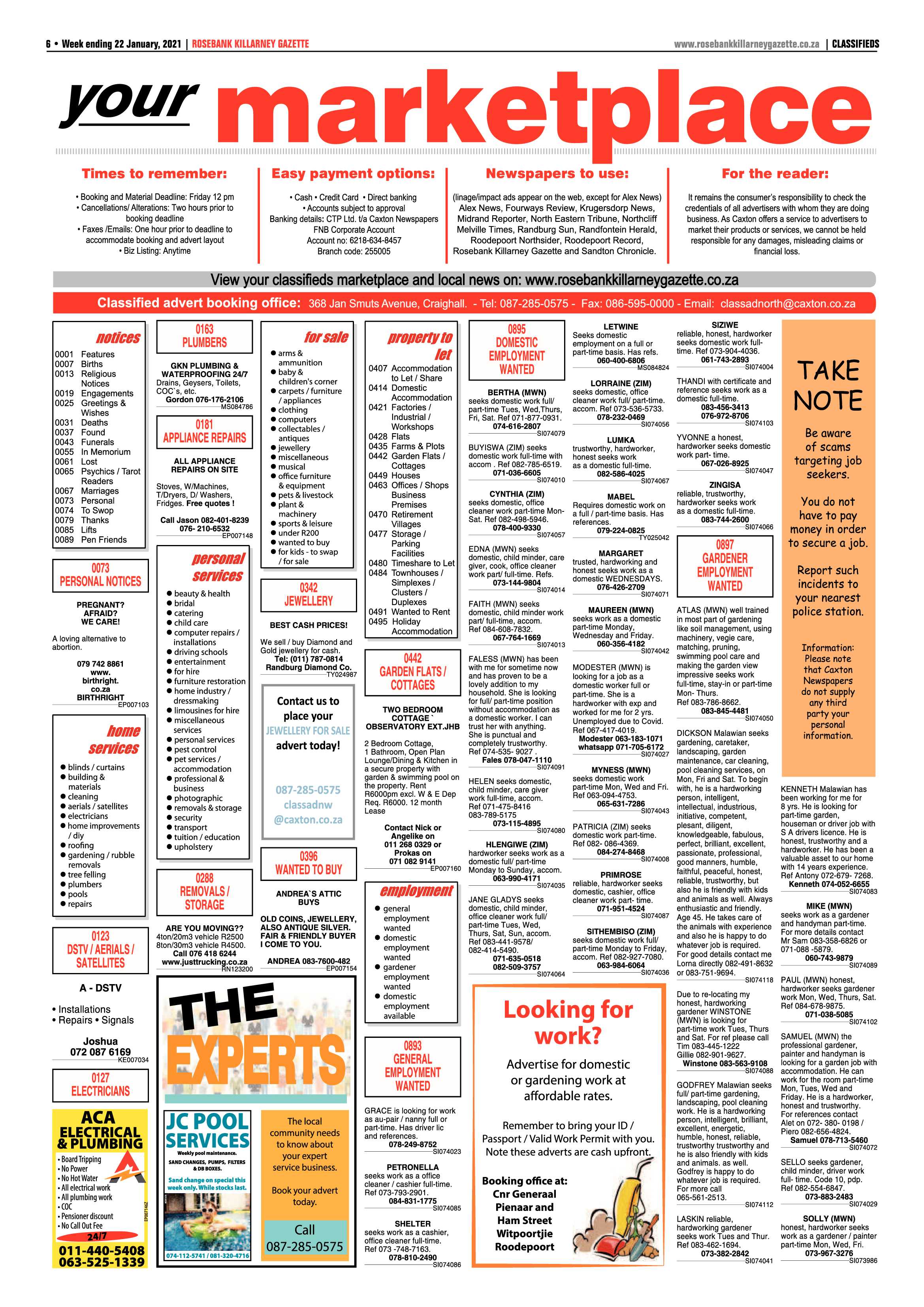 Rosebank Killarney Gazette 22 January 2020 page 6