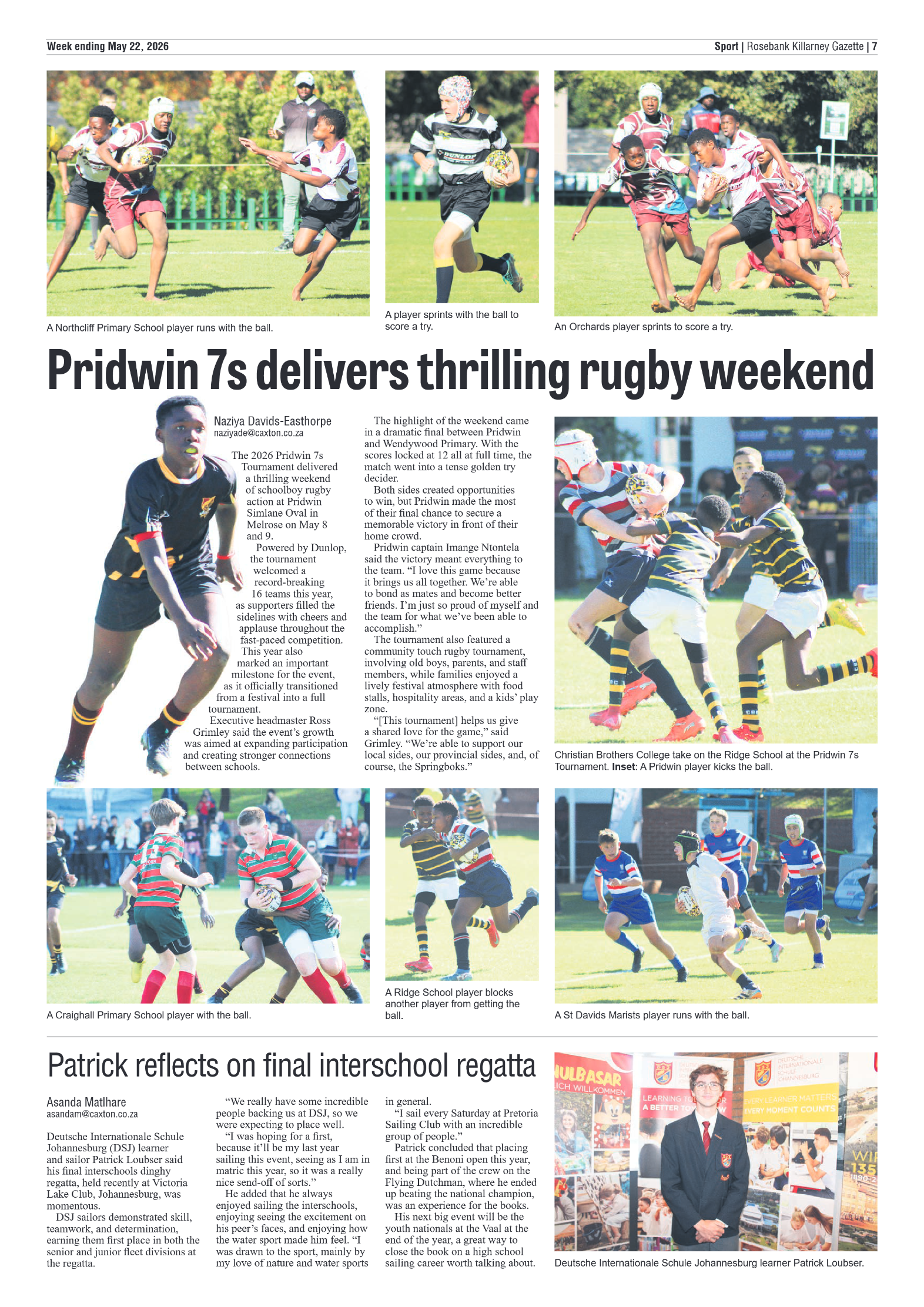 Rosebank Killarney Gazette 22 May 2026 page 7