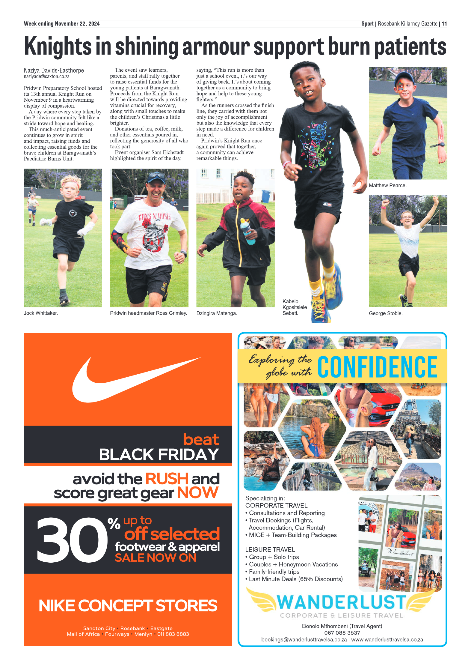Rosebank Killarney Gazette 22 November 2024 page 11