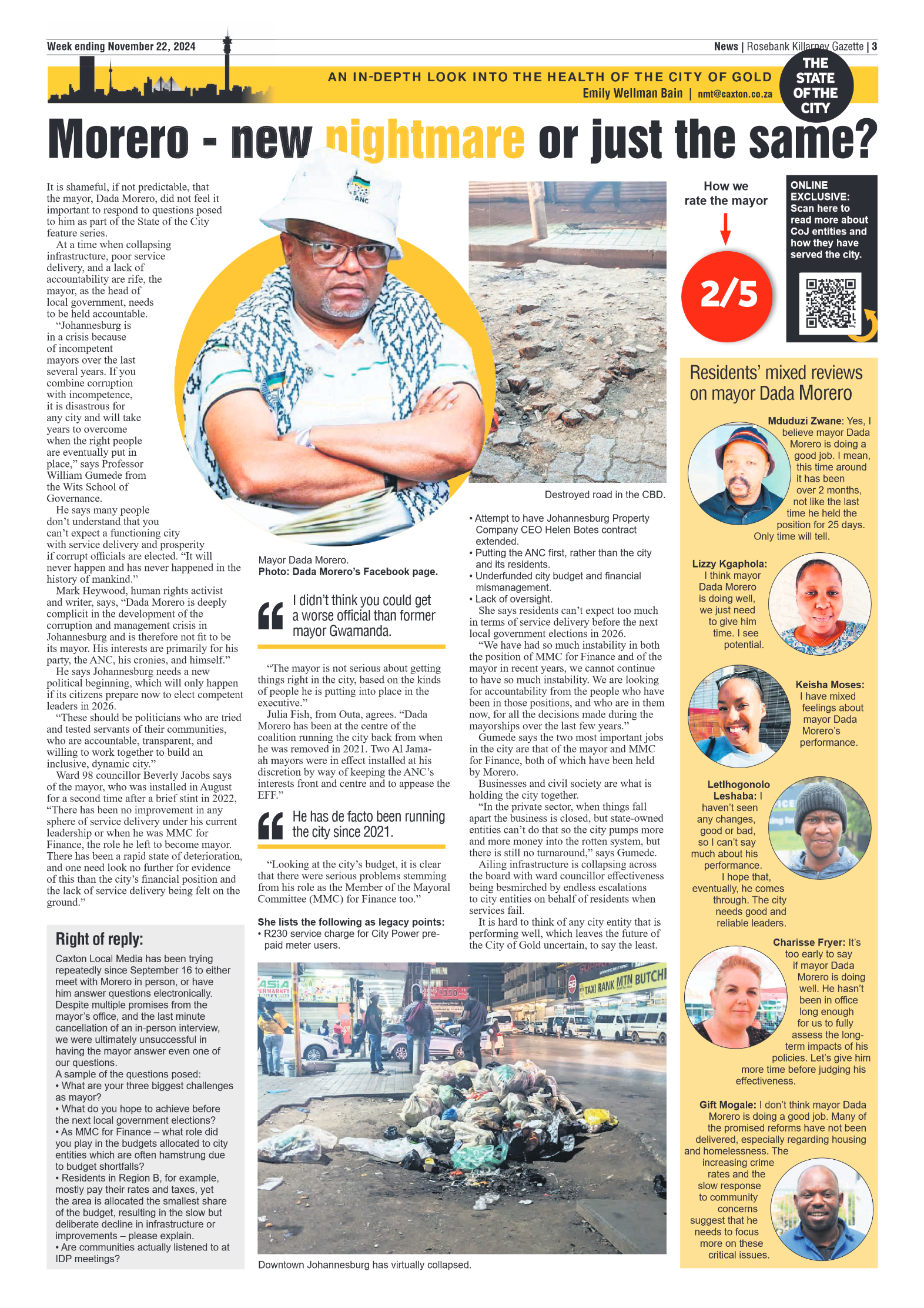 Rosebank Killarney Gazette 22 November 2024 page 3