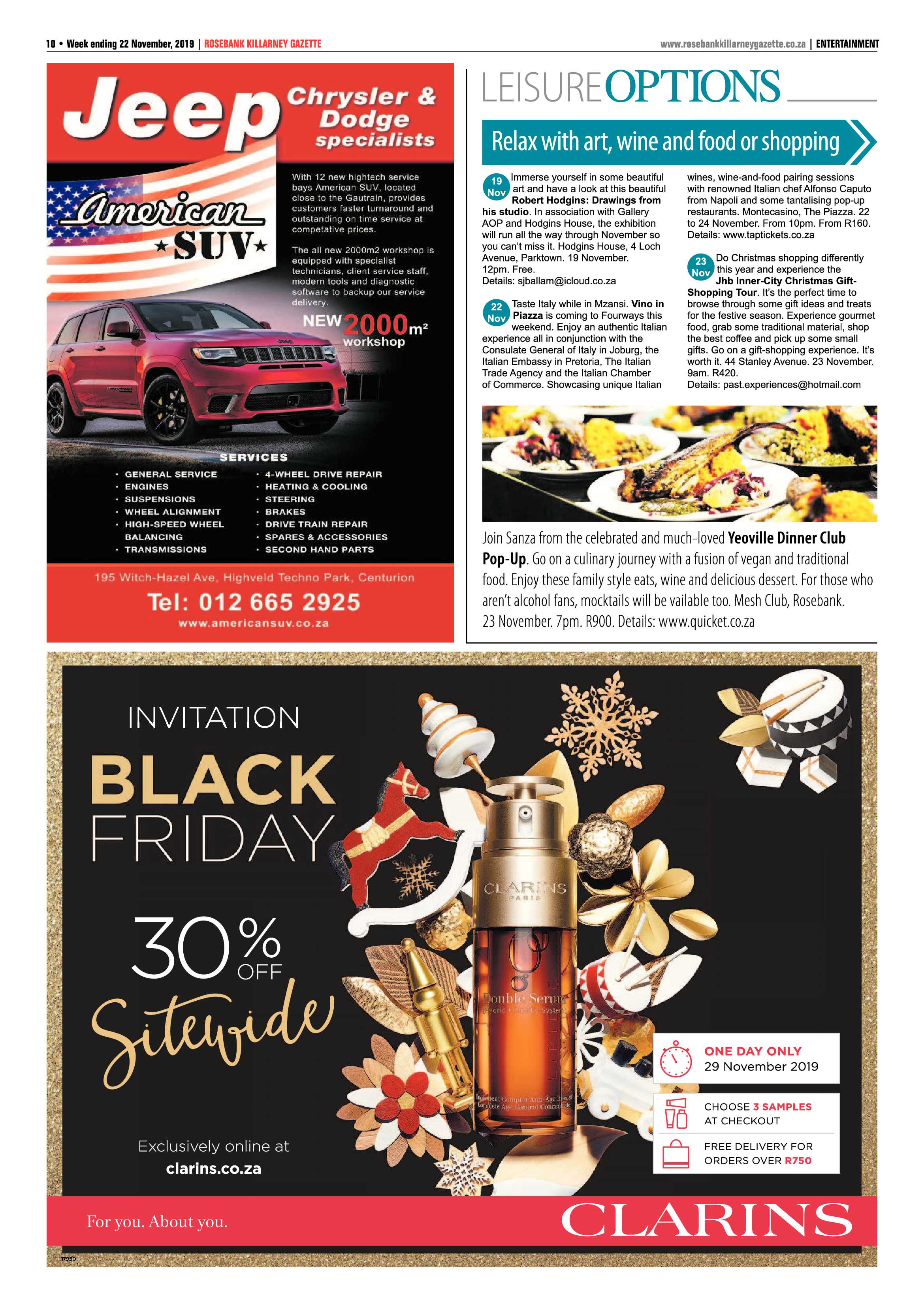 Rosebank Killarney Gazette 22 November, 2019 page 10