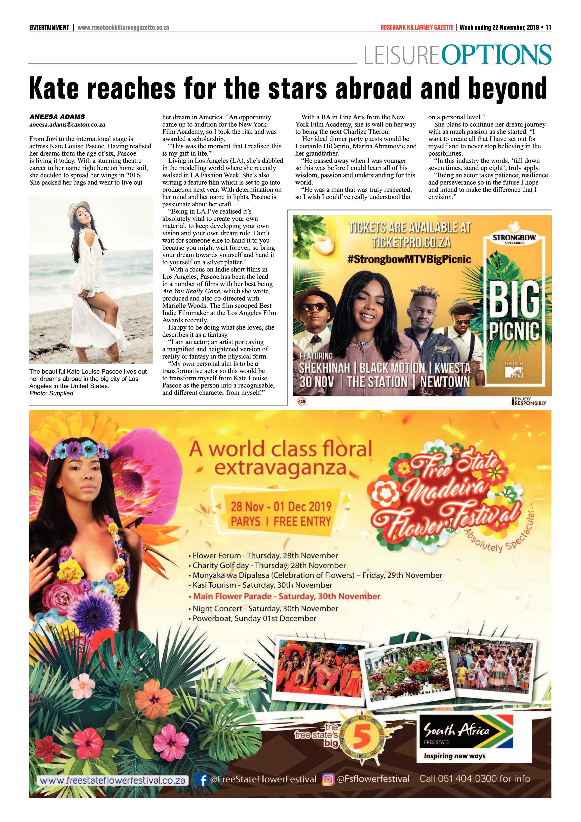 Rosebank Killarney Gazette 22 November, 2019 page 11