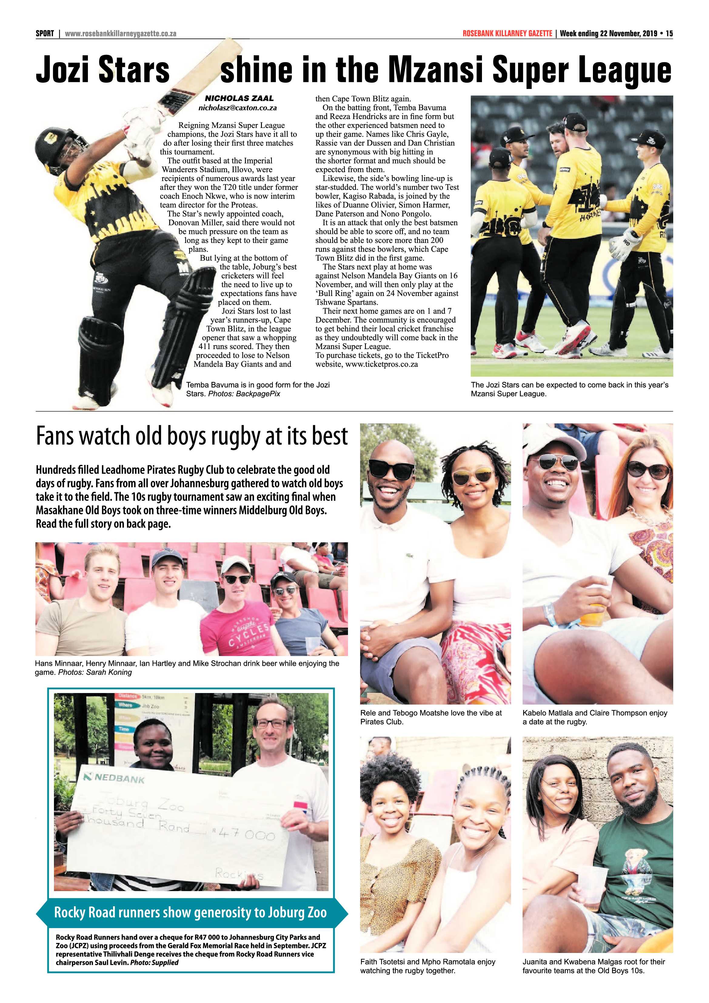 Rosebank Killarney Gazette 22 November, 2019 page 15