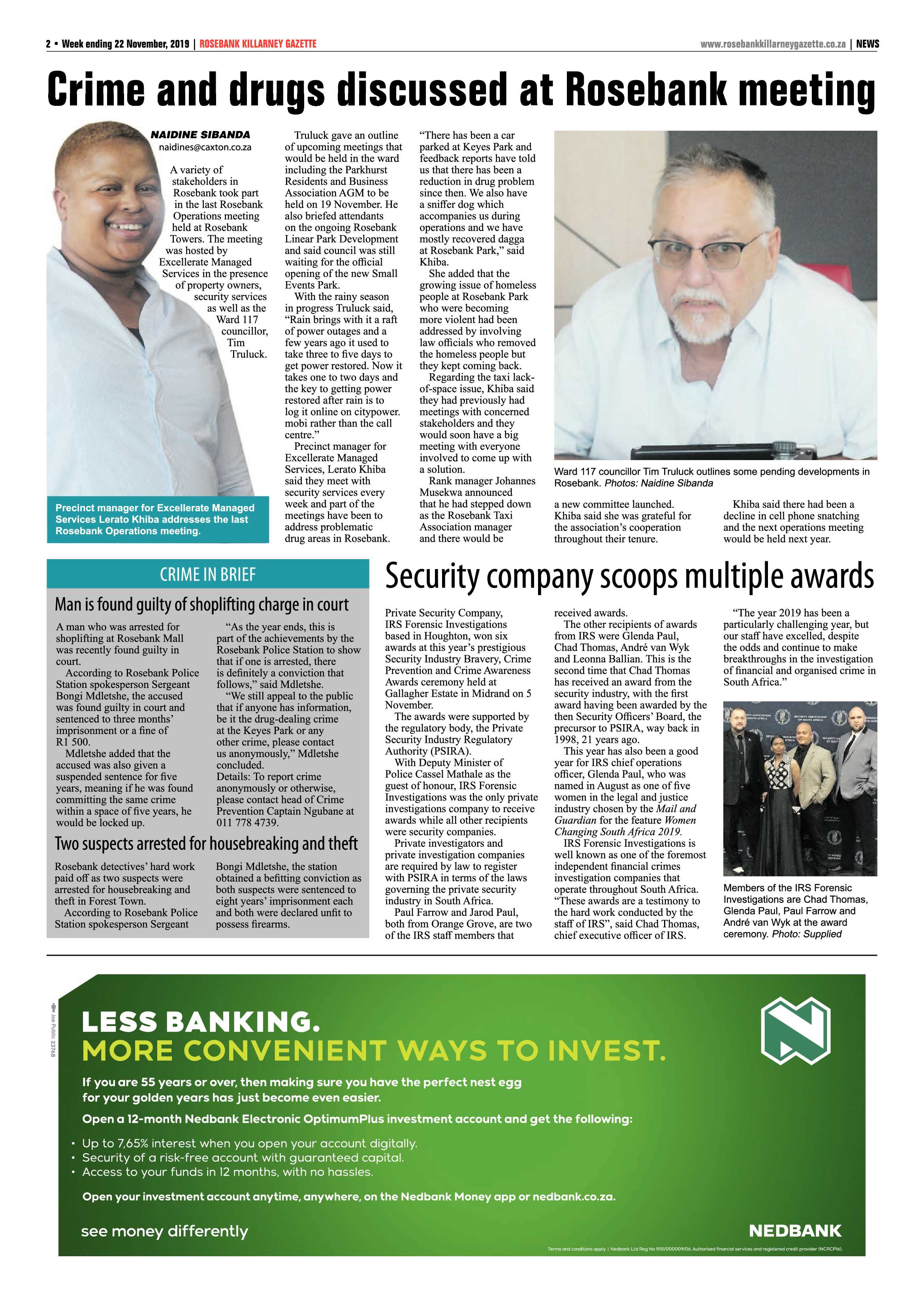 Rosebank Killarney Gazette 22 November, 2019 page 2
