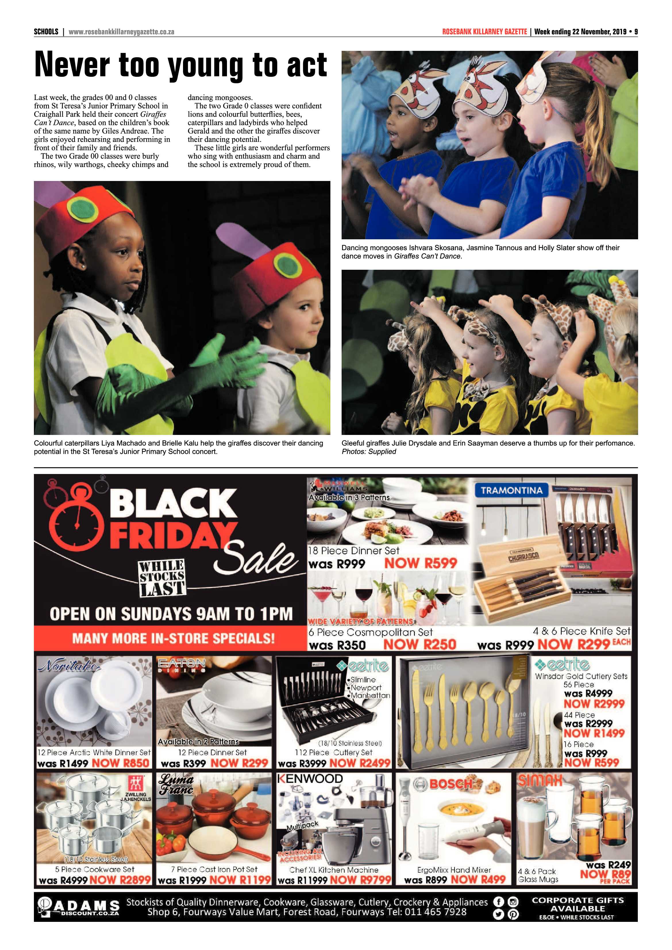 Rosebank Killarney Gazette 22 November, 2019 page 9