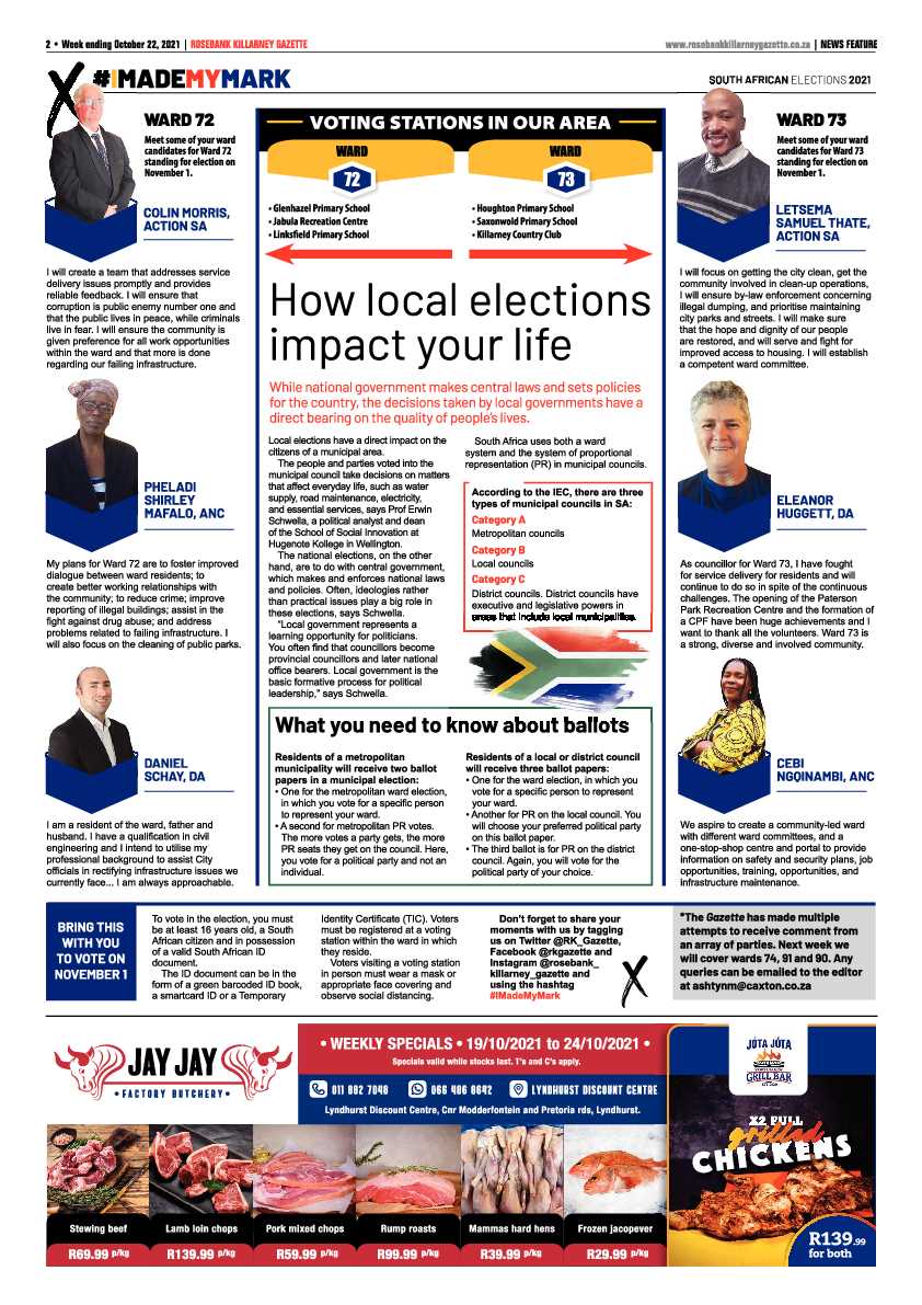 Rosebank Killarney Gazette 22 October 2021 page 2