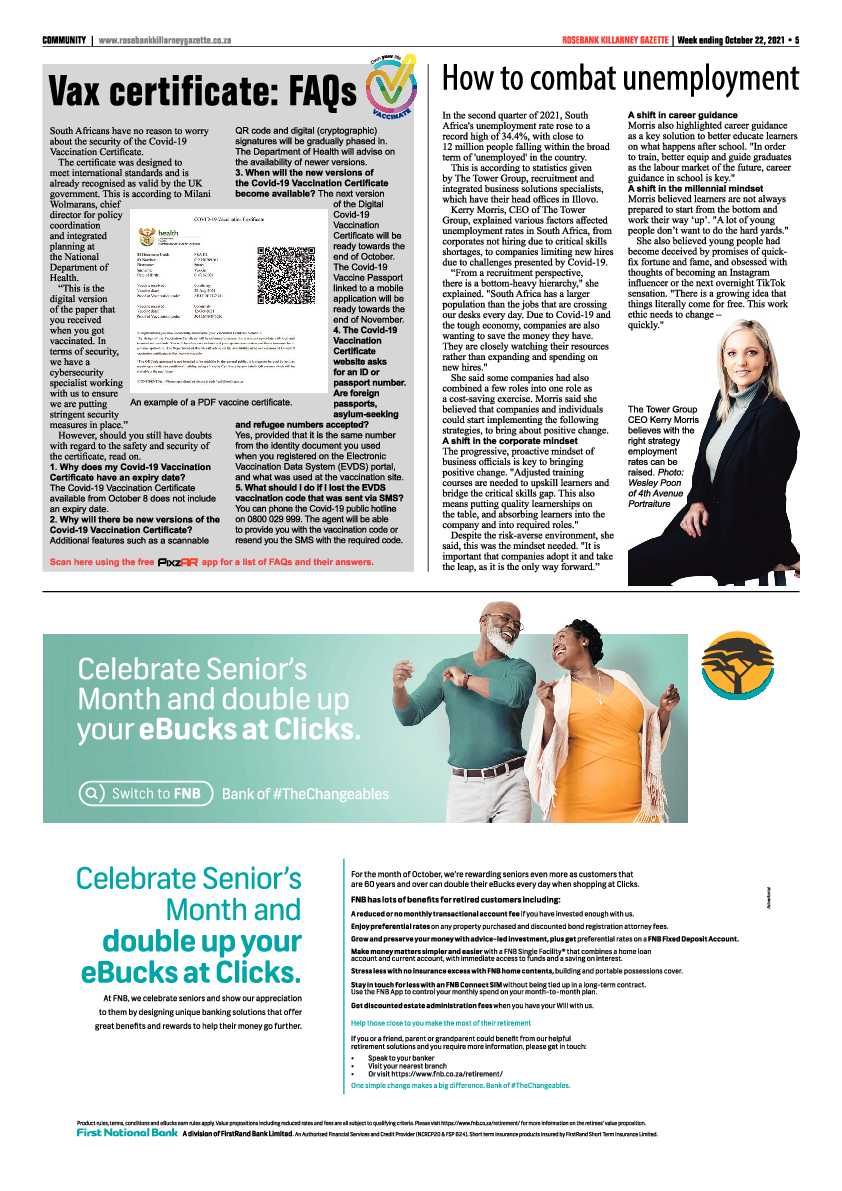 Rosebank Killarney Gazette 22 October 2021 page 5