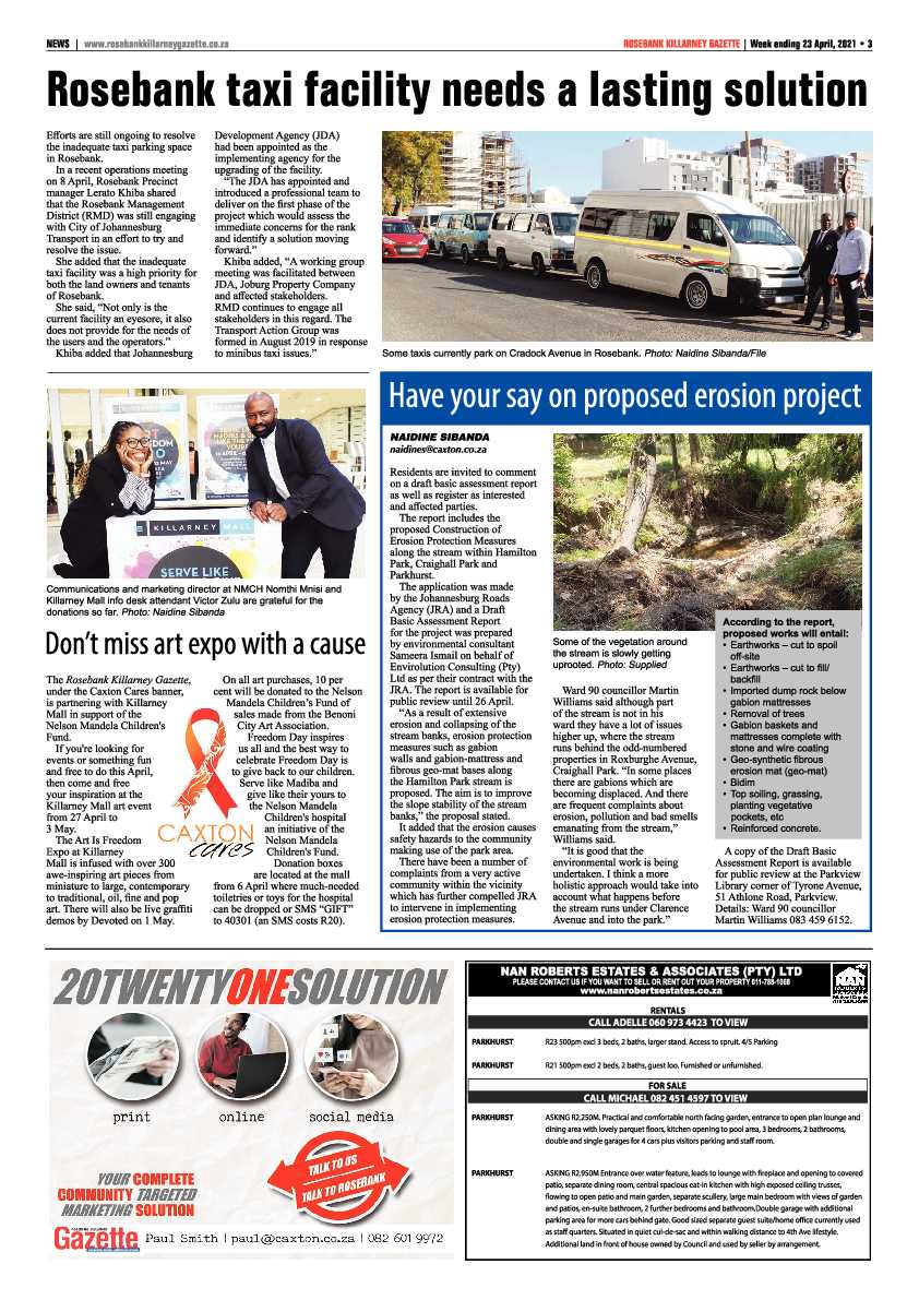 Rosebank Killarney Gazette 23 April 2021 page 3