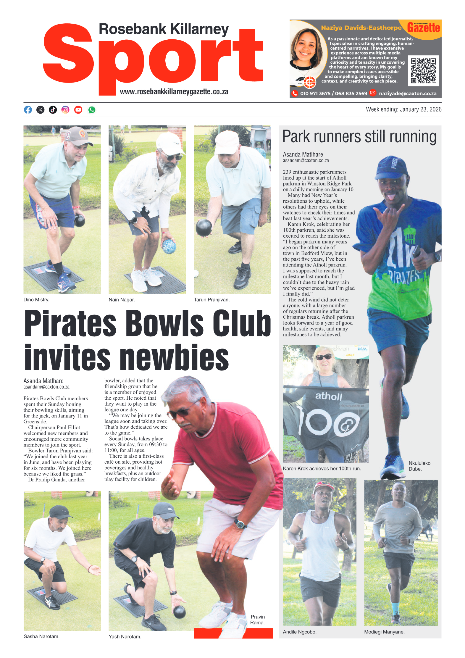 Rosebank Killarney Gazette 23 January 2026 page 12