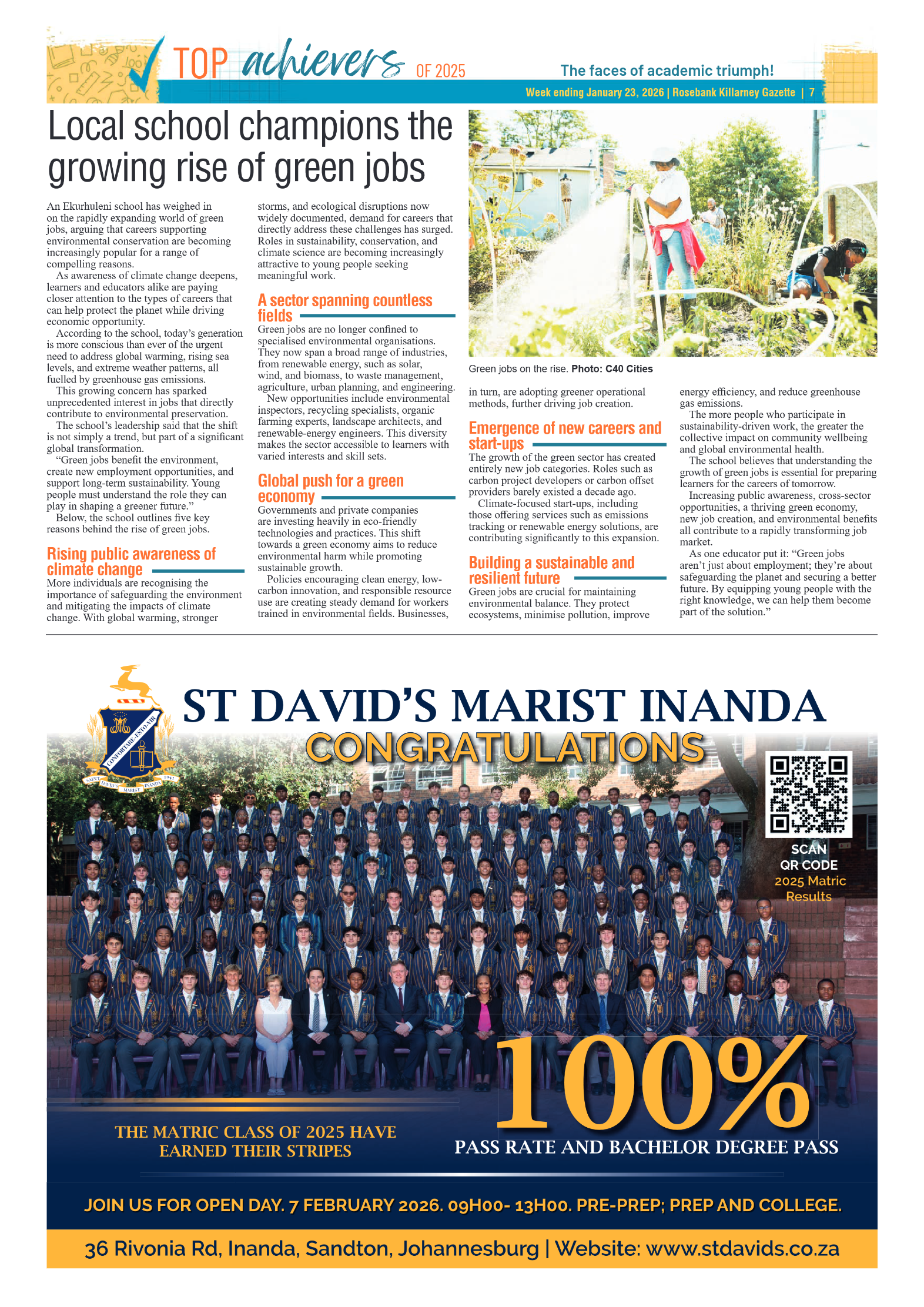 Rosebank Killarney Gazette 23 January 2026 page 7