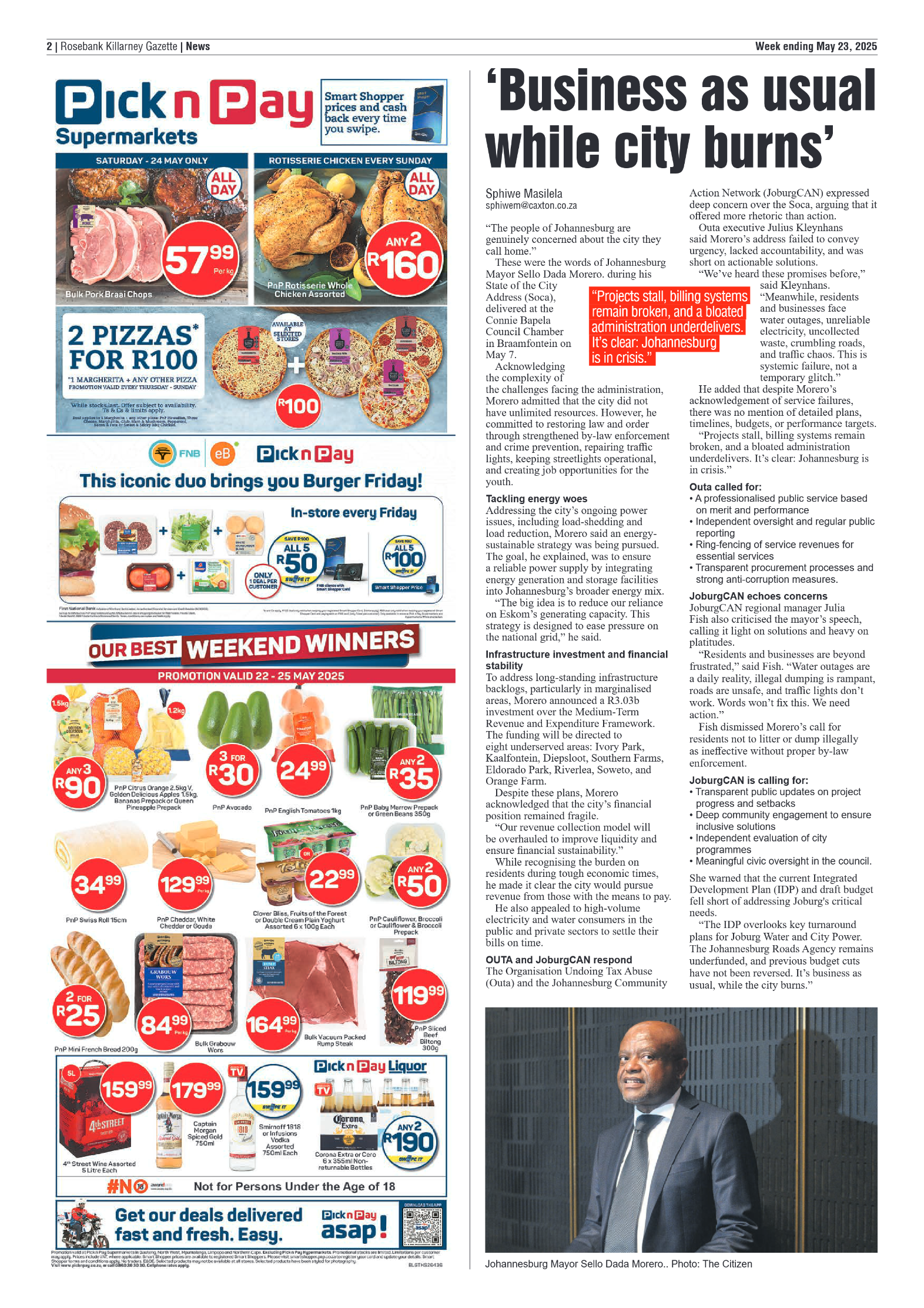 Rosebank Killarney Gazette 23 May 2025 page 2