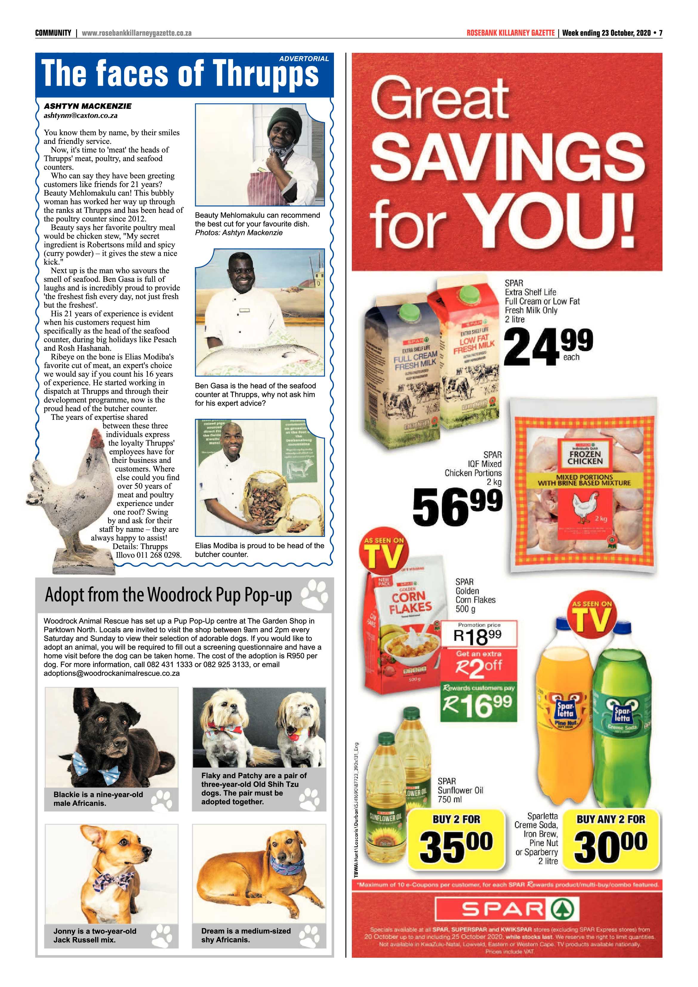 Rosebank Killarney Gazette 23 October 2020 page 7