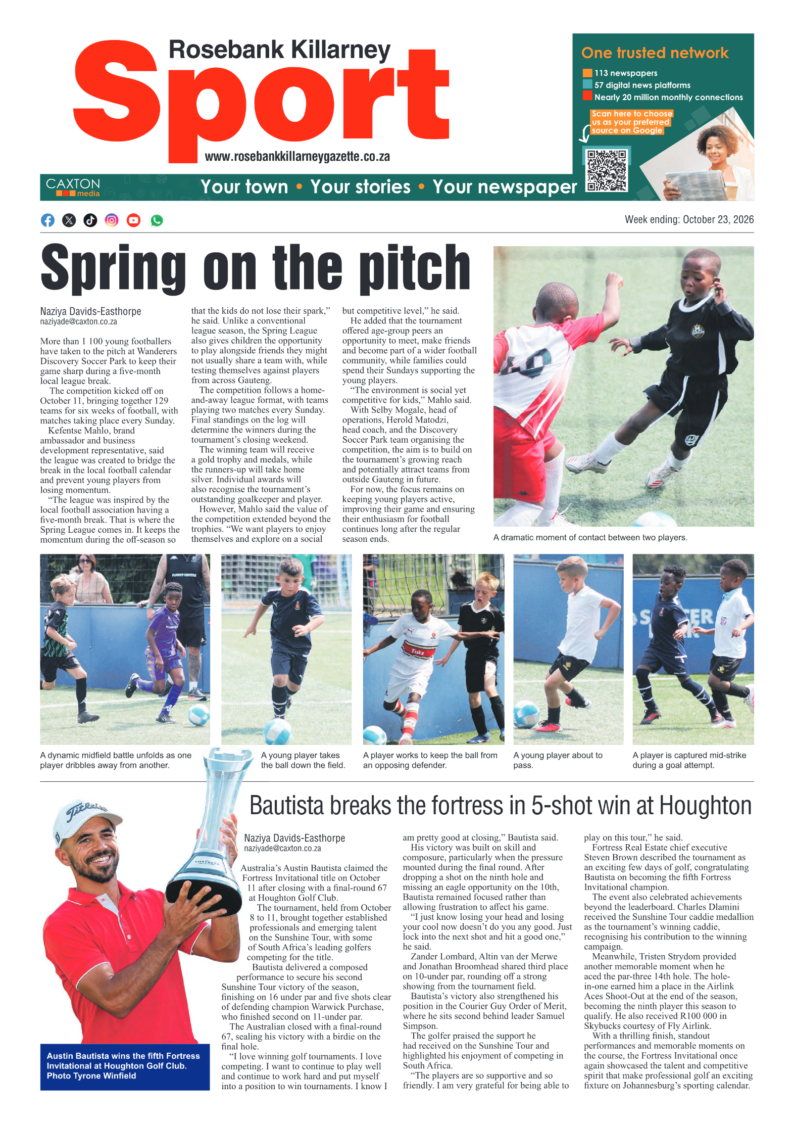Rosebank Killarney Gazette 23 October 2026 page 8